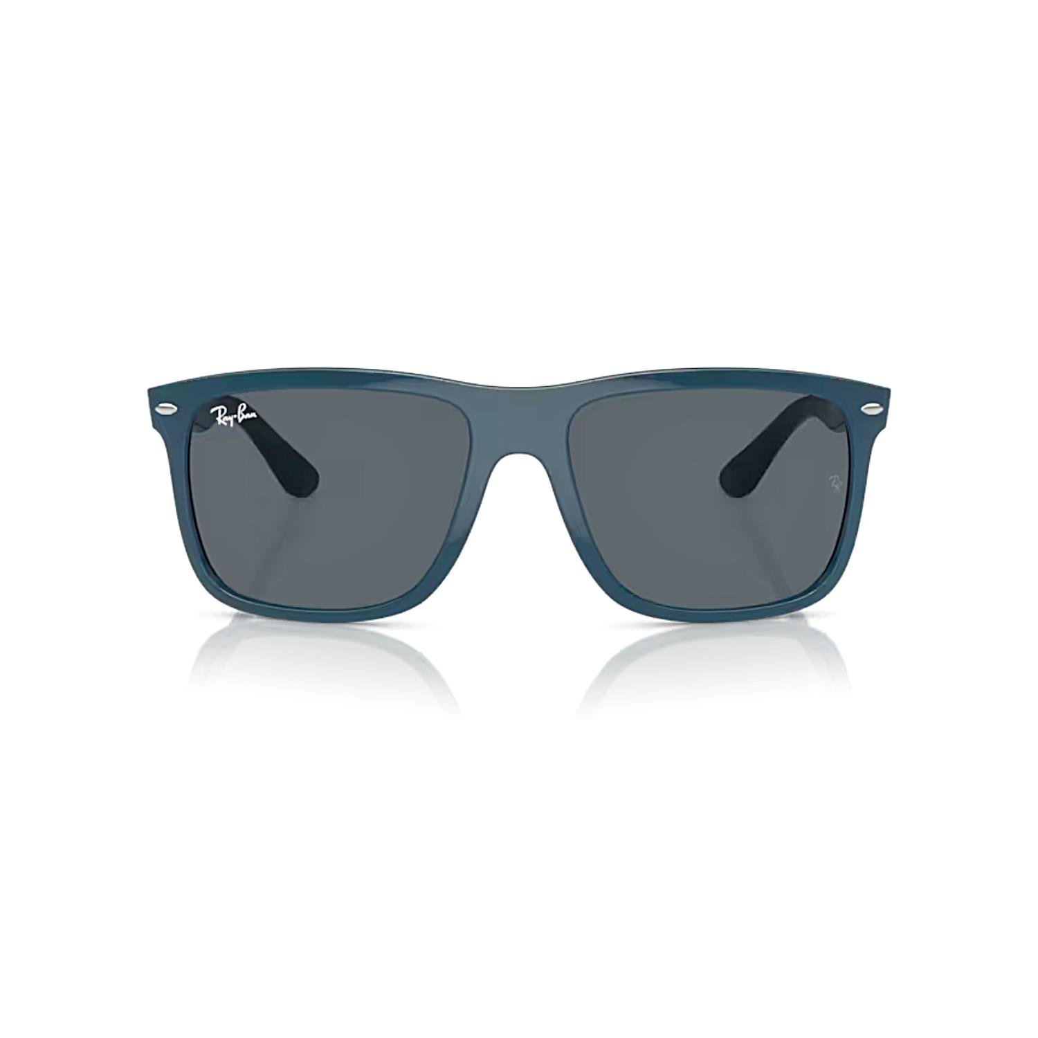 Ray-Ban RB 4547 6717R5 60 Unisex Kare Lacivert Kemik Güneş Gözlüğü