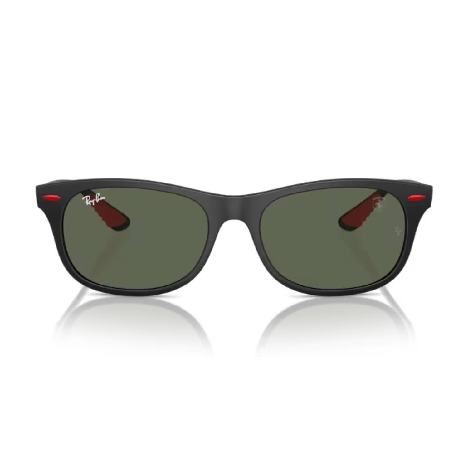 Ray-Ban RB 4607M F60271 55 Scuderia Ferrari Unisex Oval Siyah Kemik Güneş Gözlüğü