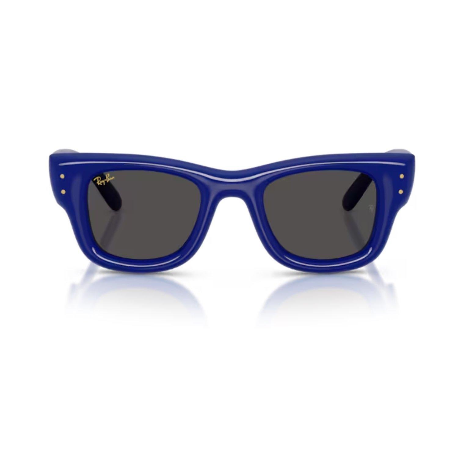Ray-Ban RB 4940 683387 50 Wayfarer puffer Unisex Kare Mavi Kemik Güneş Gözlüğü