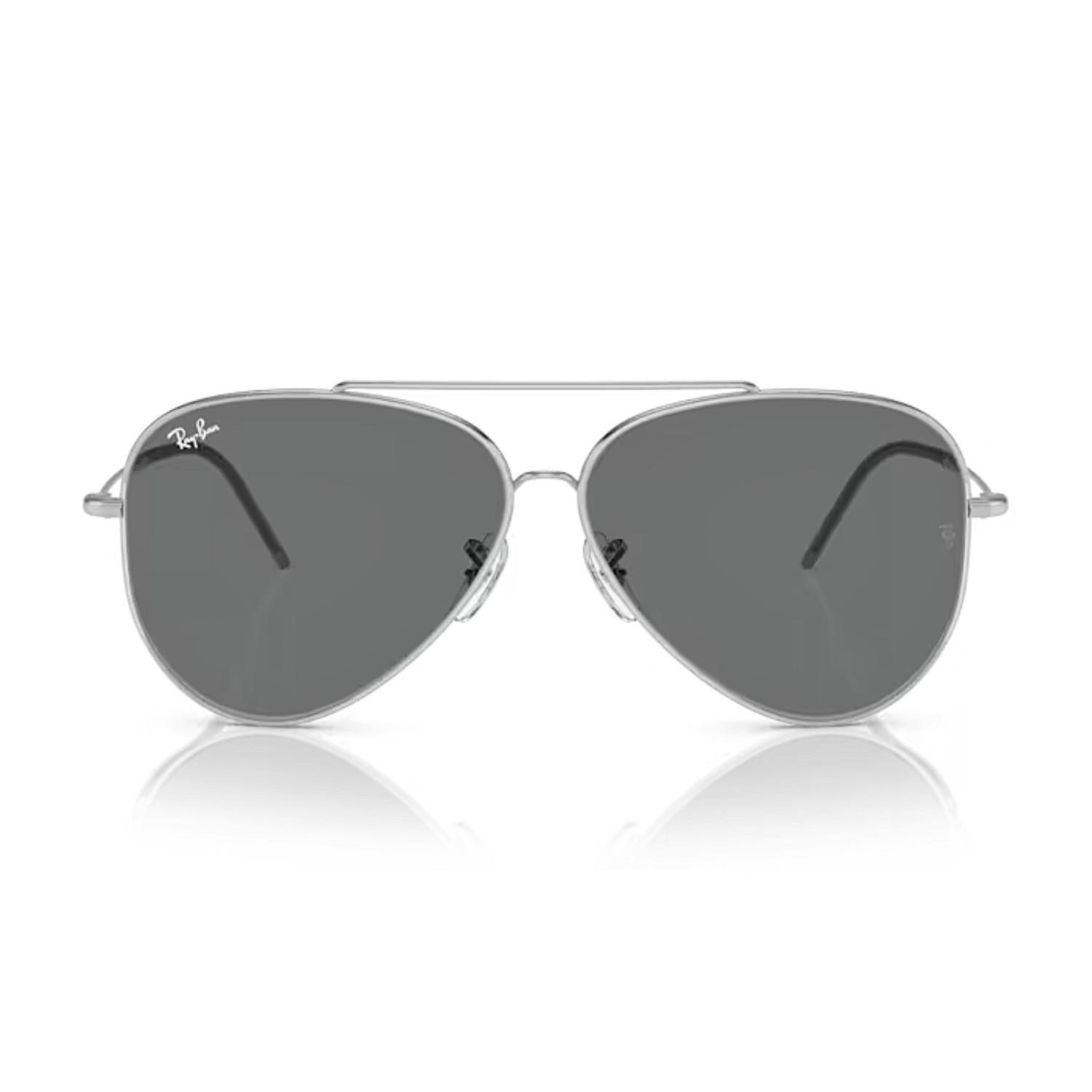 Ray-Ban RBR 0101S 003GR 59 Aviator Reverse Unisex Gümüş Damla Güneş Gözlüğü