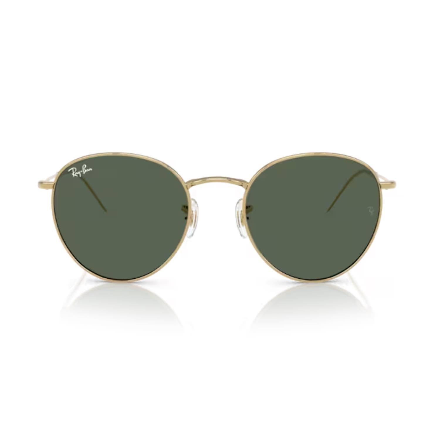 Ray-Ban RBR 0103S 001VR 53 Unisex Oval Gold Metal Güneş Gözlüğü