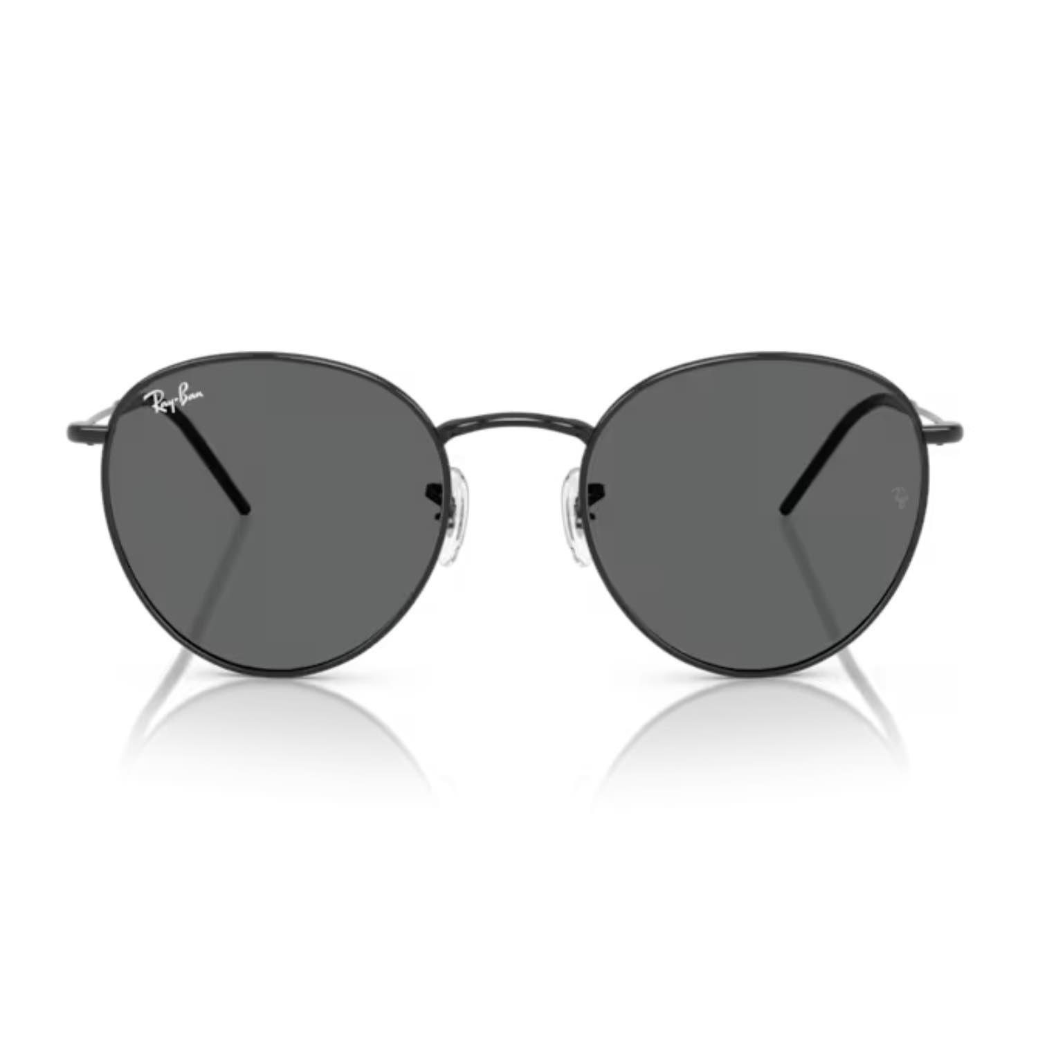 Ray-Ban RBR 0103S 002GR 53 Unisex Oval Siyah Metal Güneş Gözlüğü