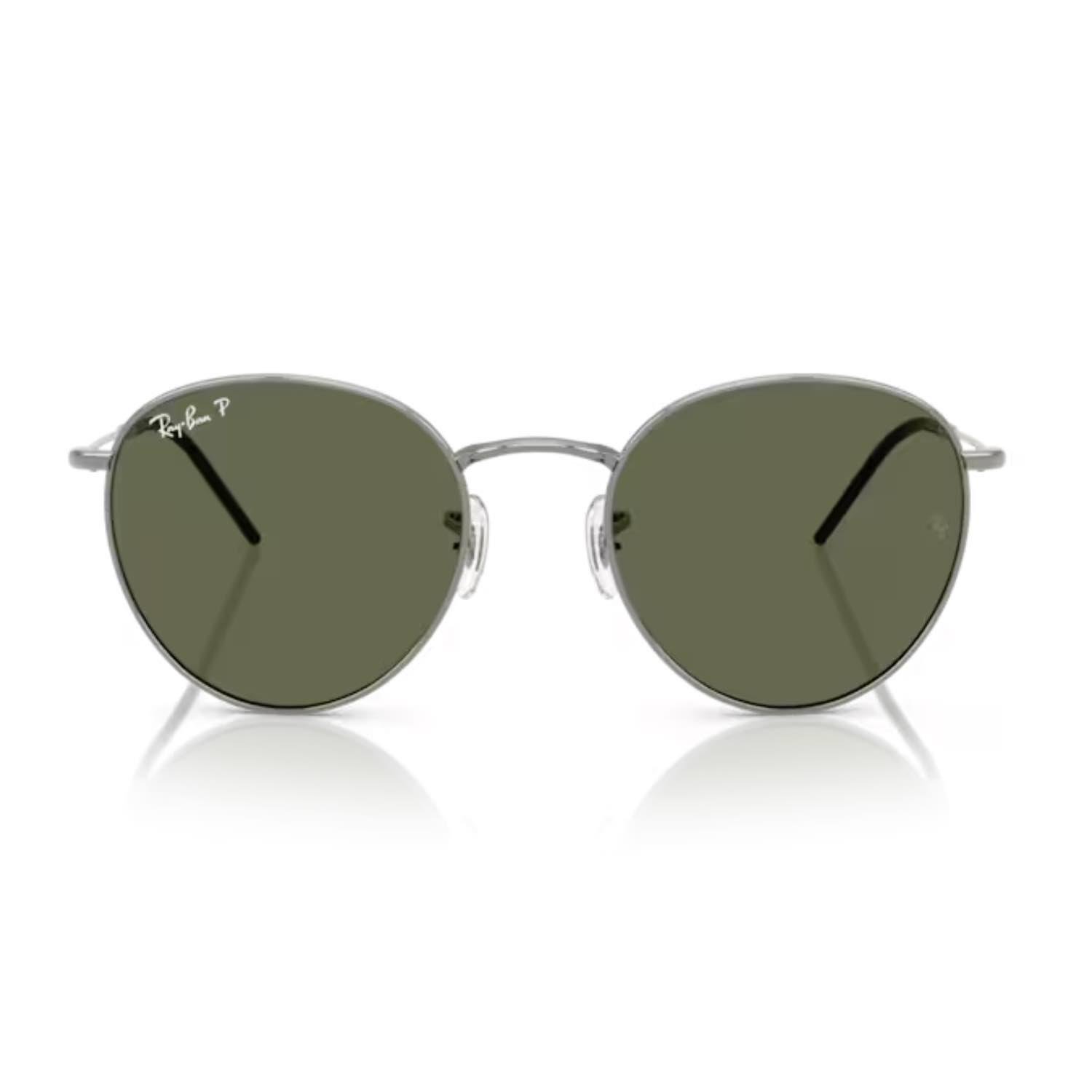 Ray-Ban RBR 0103S 0049A 53 Unisex Oval Gri Metal Güneş Gözlüğü