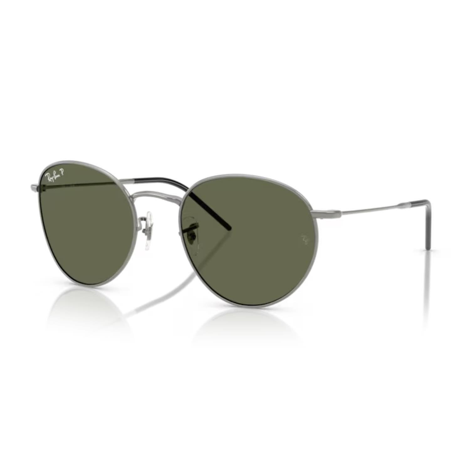 Ray-Ban RBR 0103S 0049A 53 Unisex Oval Gri Metal Güneş Gözlüğü