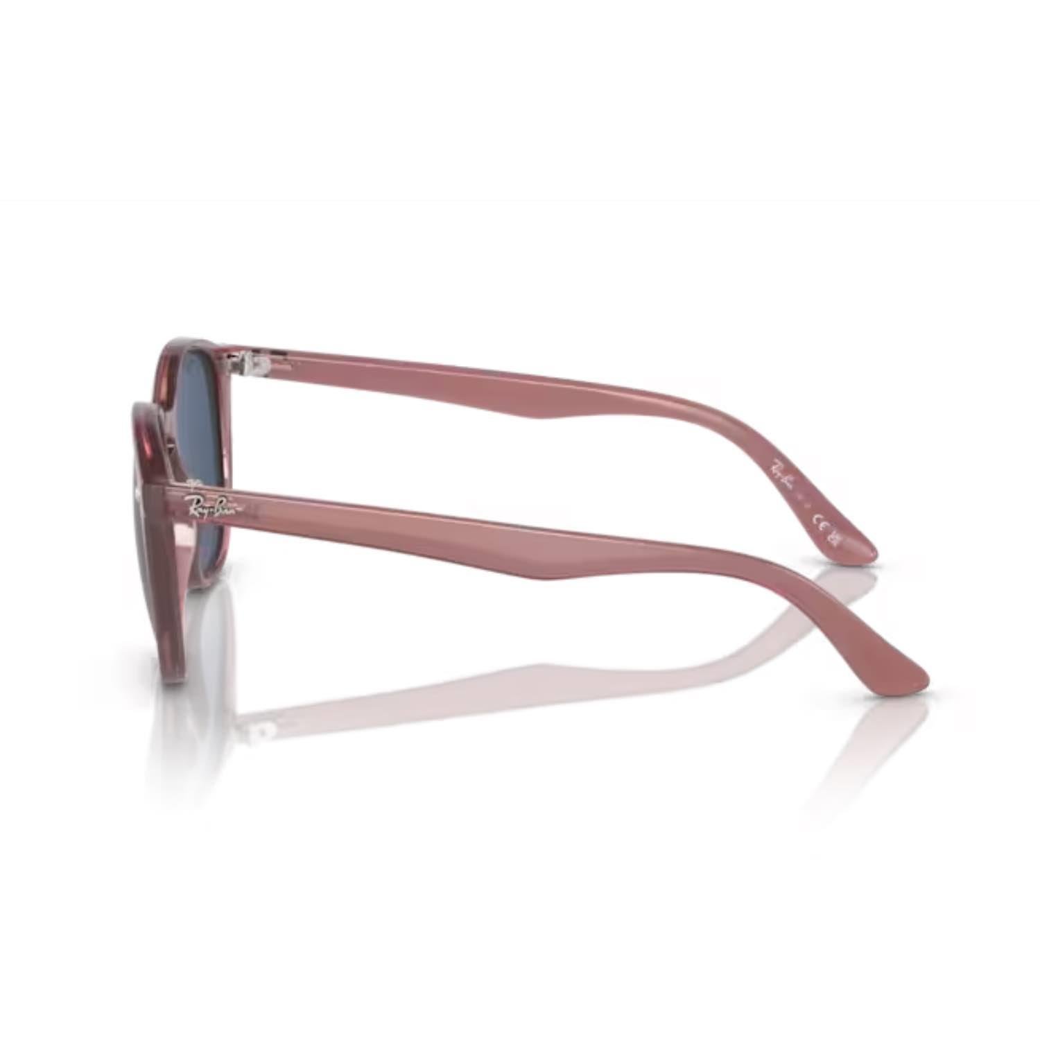 Ray-Ban RJ 9070S 715680 46 Çocuk Oval Pembe Kemik Güneş Gözlüğü