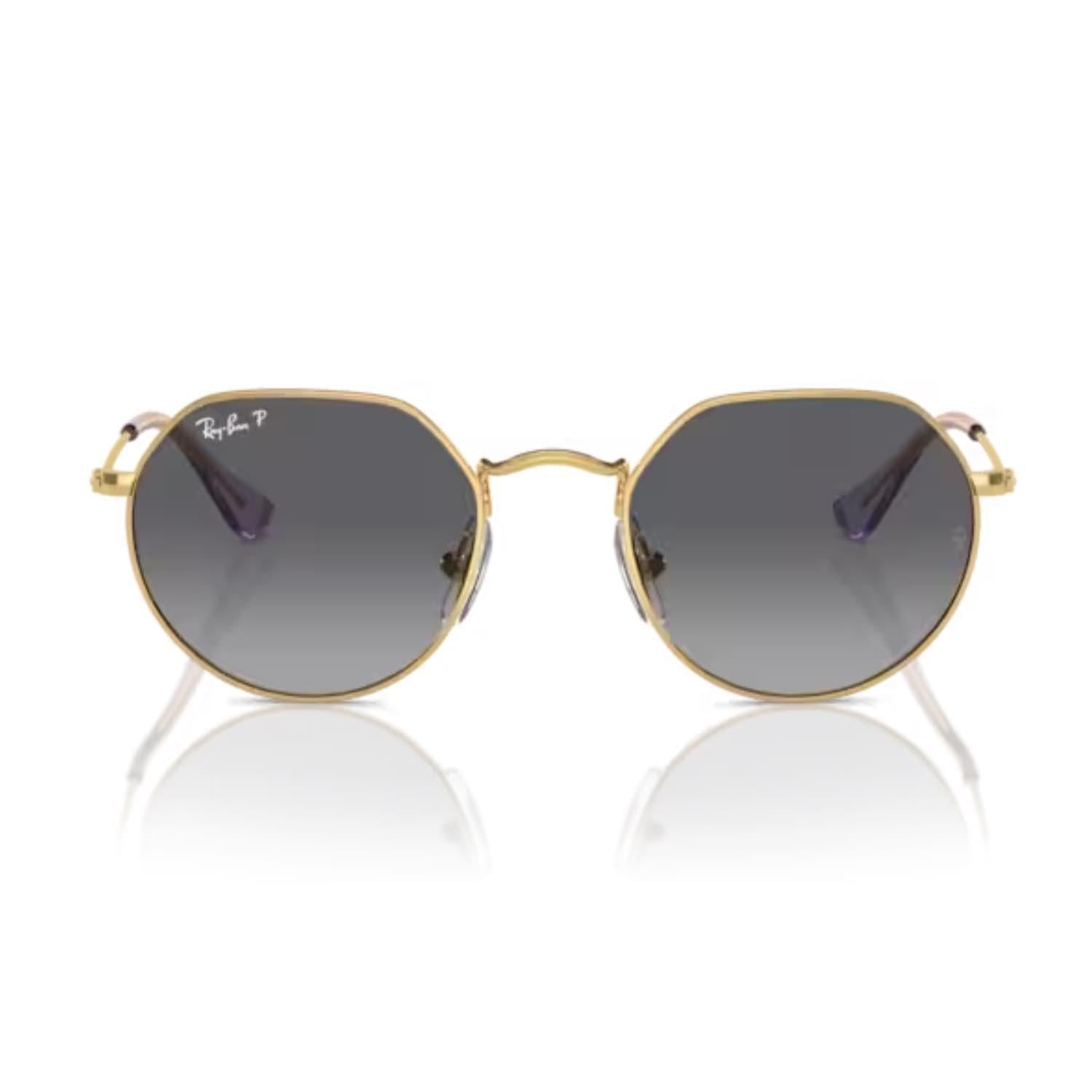 Ray-Ban RJ 9565S 292T3 47 Çocuk Oval Gold Metal Güneş Gözlüğü