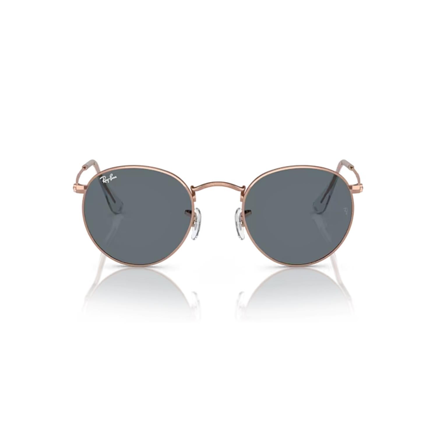 RB 3447 9202R5 53 Round Metal Unisex Roze Gold Güneş Gözlüğü