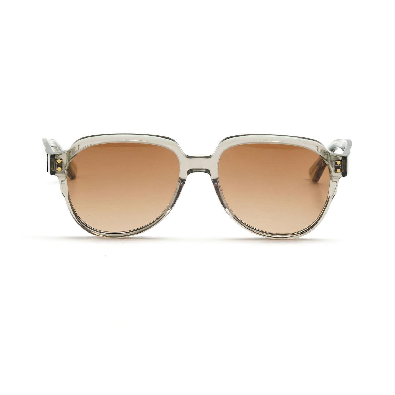 Redberry Fraser C1 55 Unisex Oval Şeffaf Kemik Güneş Gözlüğü