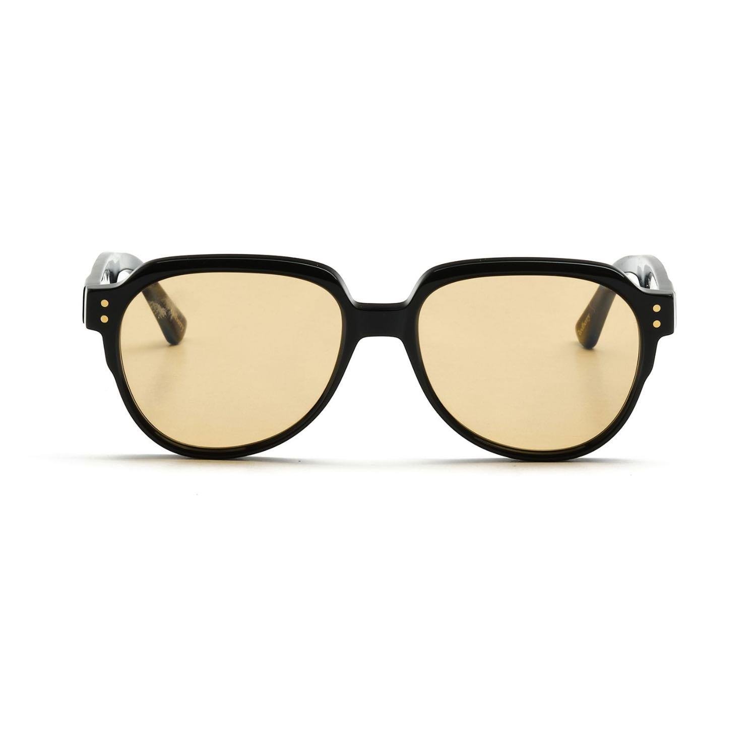 Redberry Fraser C5 55 Unisex Oval Siyah Kemik Güneş Gözlüğü