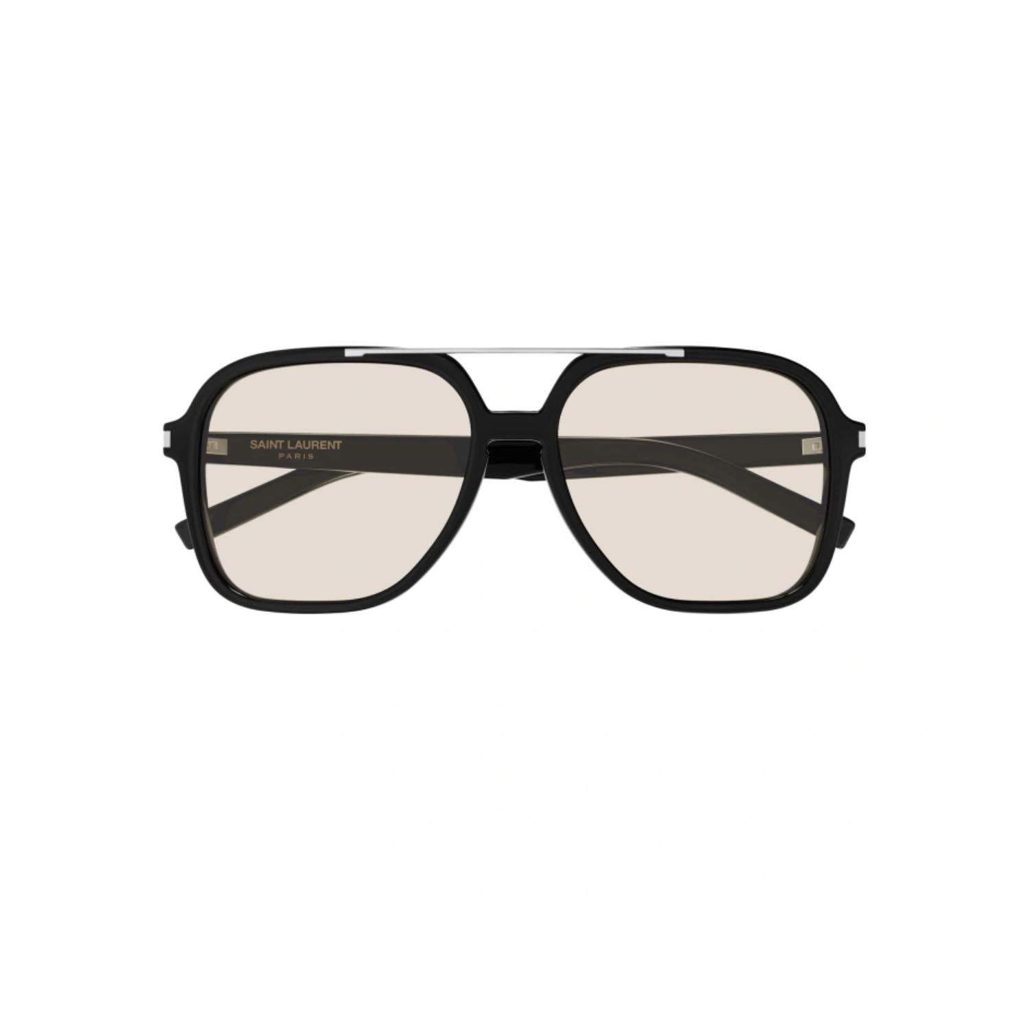 Saint Laurent SL 545 001 58 Unisex Kare Siyah Kemik Güneş Gözlüğü