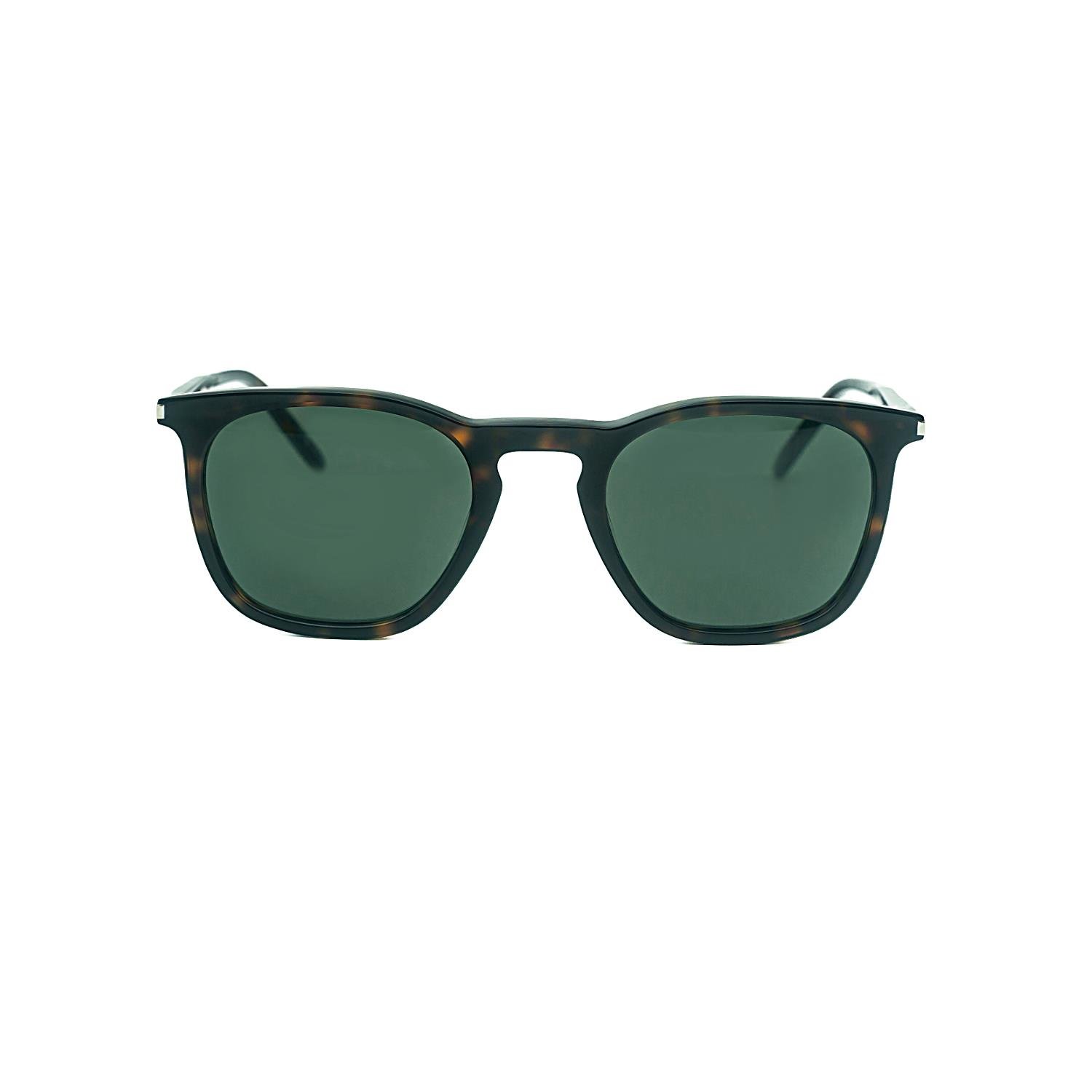 Saint Laurent SL 623 002 49 22 Unisex Kare Kırçıllı Kahverengi Kemik Güneş Gözlüğü