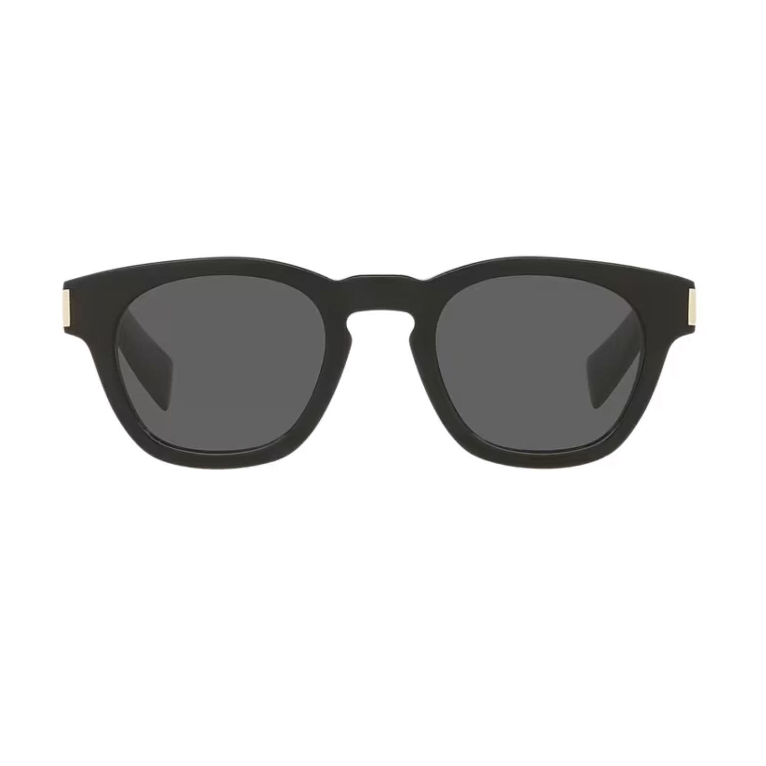 Saint Laurent SL 746 001 48 Unisex Yuvarlak Siyah Kemik Güneş Gözlüğü