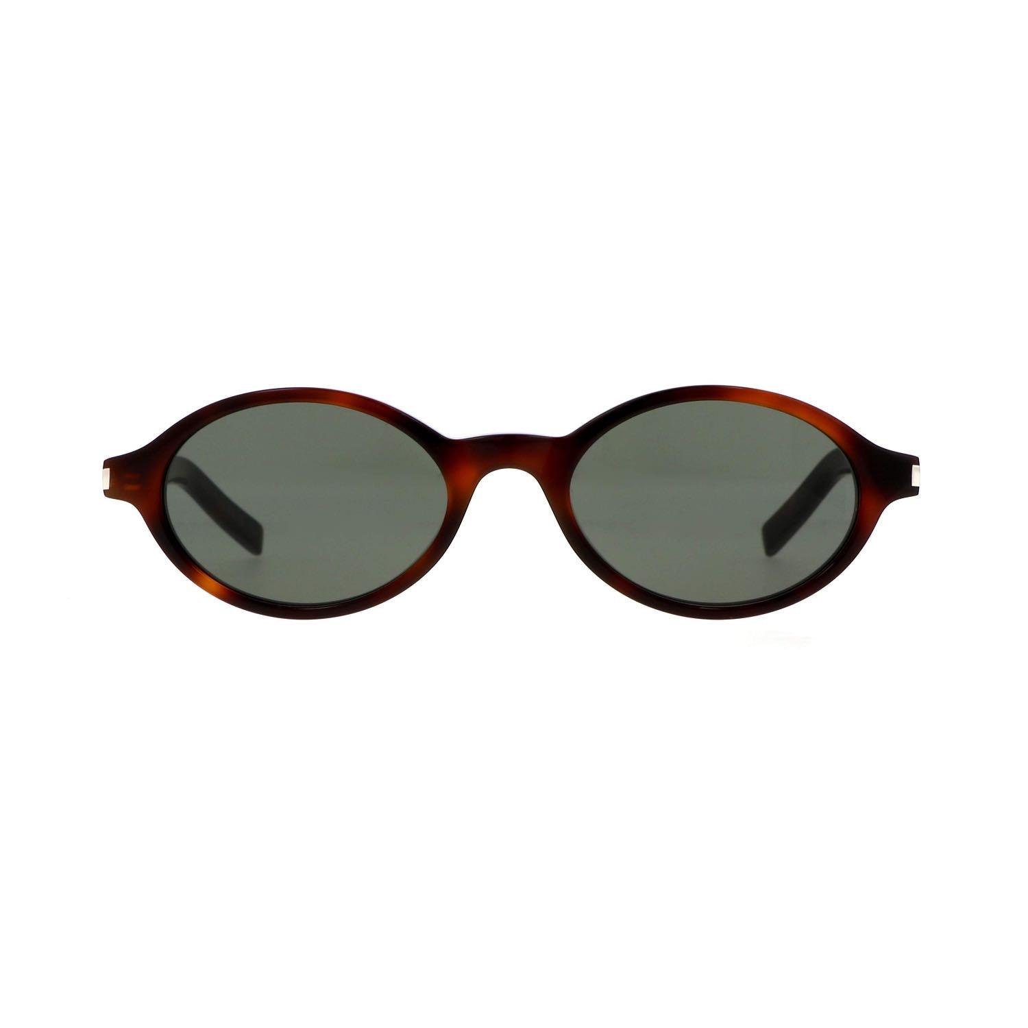 Saint Laurent SL 751 JEANNE 003 50 Unisex Oval Kırçıllı Kahverengi Kemik Güneş Gözlüğü