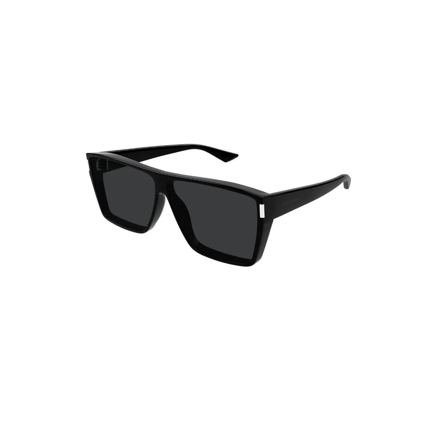 Saint Laurent SL 756 001 64 Unisex Kare Siyah Kemik Güneş Gözlüğü