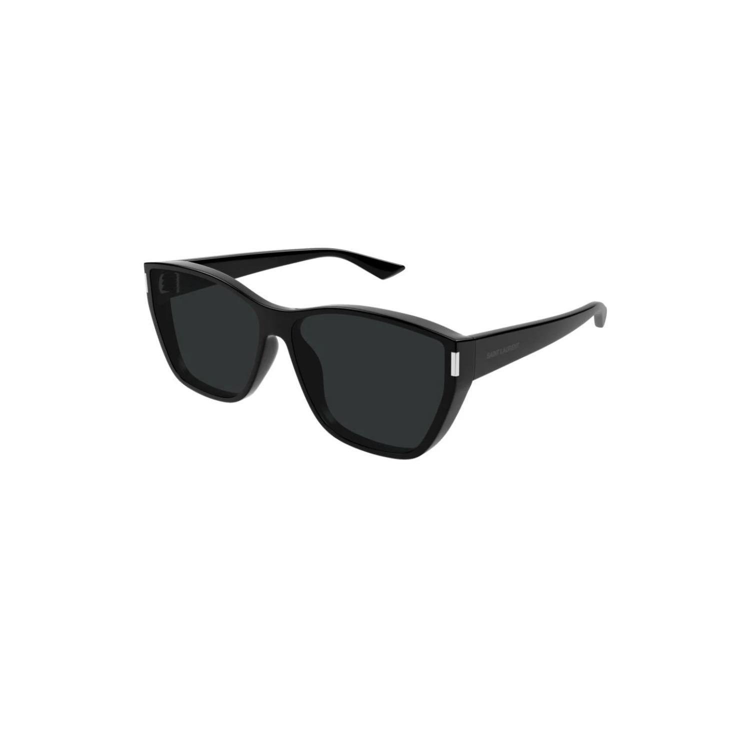 Saint Laurent SL 758F 001 63 Unisex Kare Siyah Kemik Güneş Gözlüğü