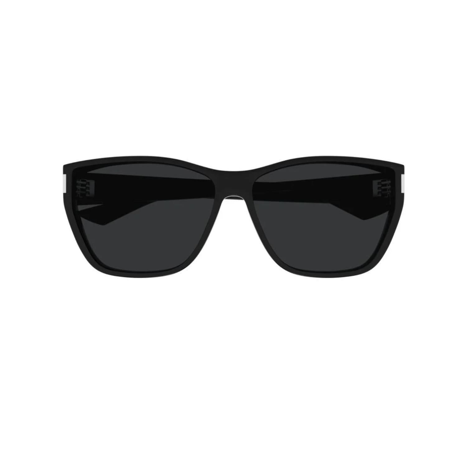 Saint Laurent SL 758F 001 63 Unisex Kare Siyah Kemik Güneş Gözlüğü