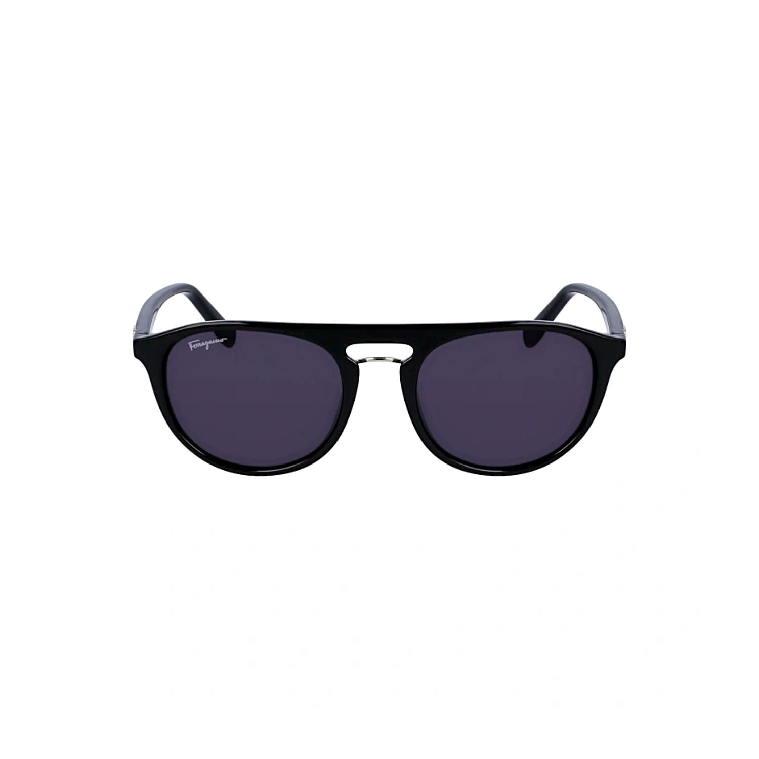 Salvatore Ferragamo SF 1090S 001 54 Erkek Aviator Siyah Kemik Güneş Gözlüğü 