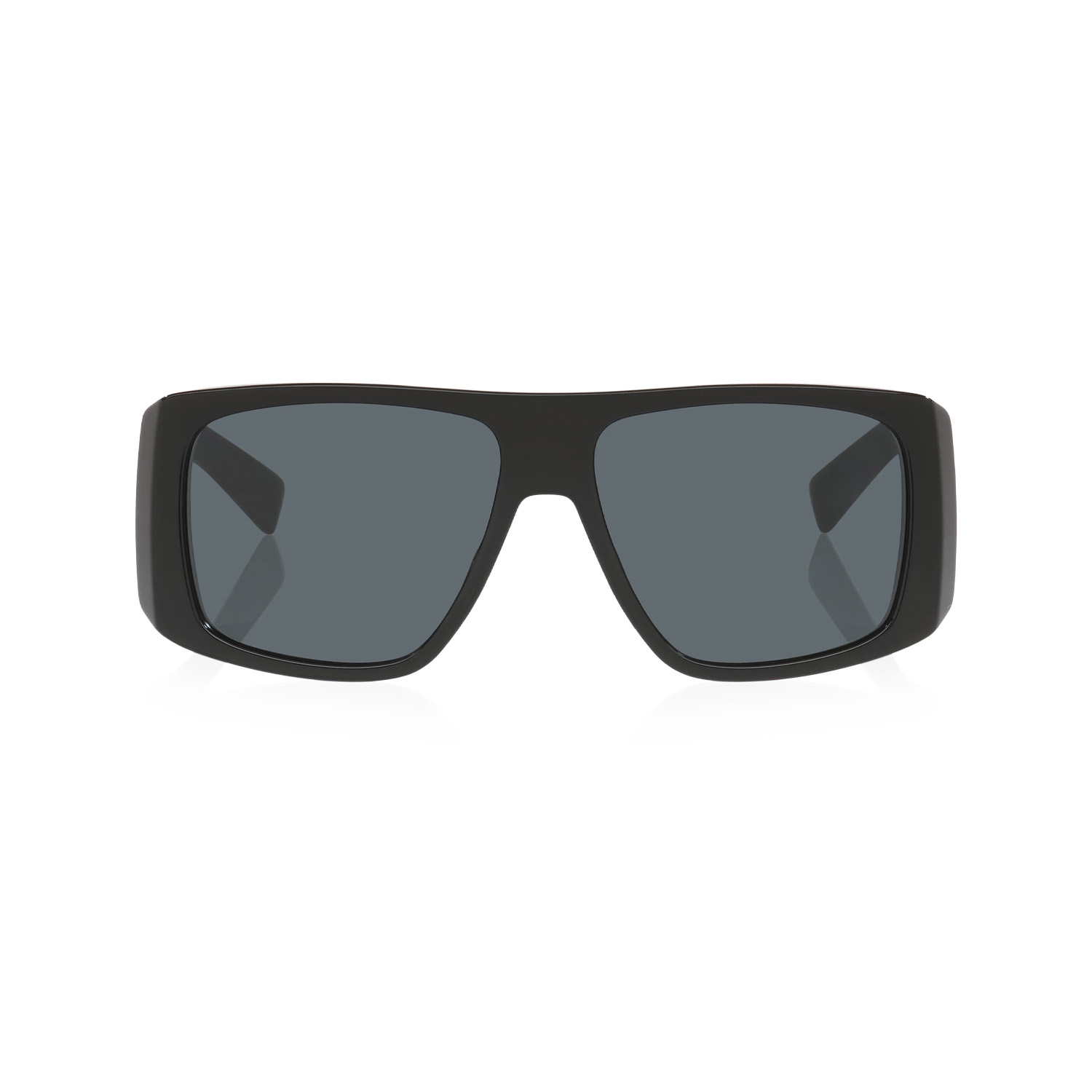 SL832 001 57 Unisex Geometrik Siyah Kemik Güneş Gözlüğü