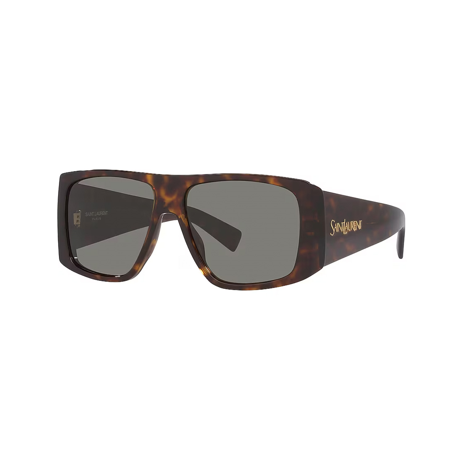 SL832 002 57 Unisex Geometrik Kırçıllı Kahverengi Kemik Güneş Gözlüğü