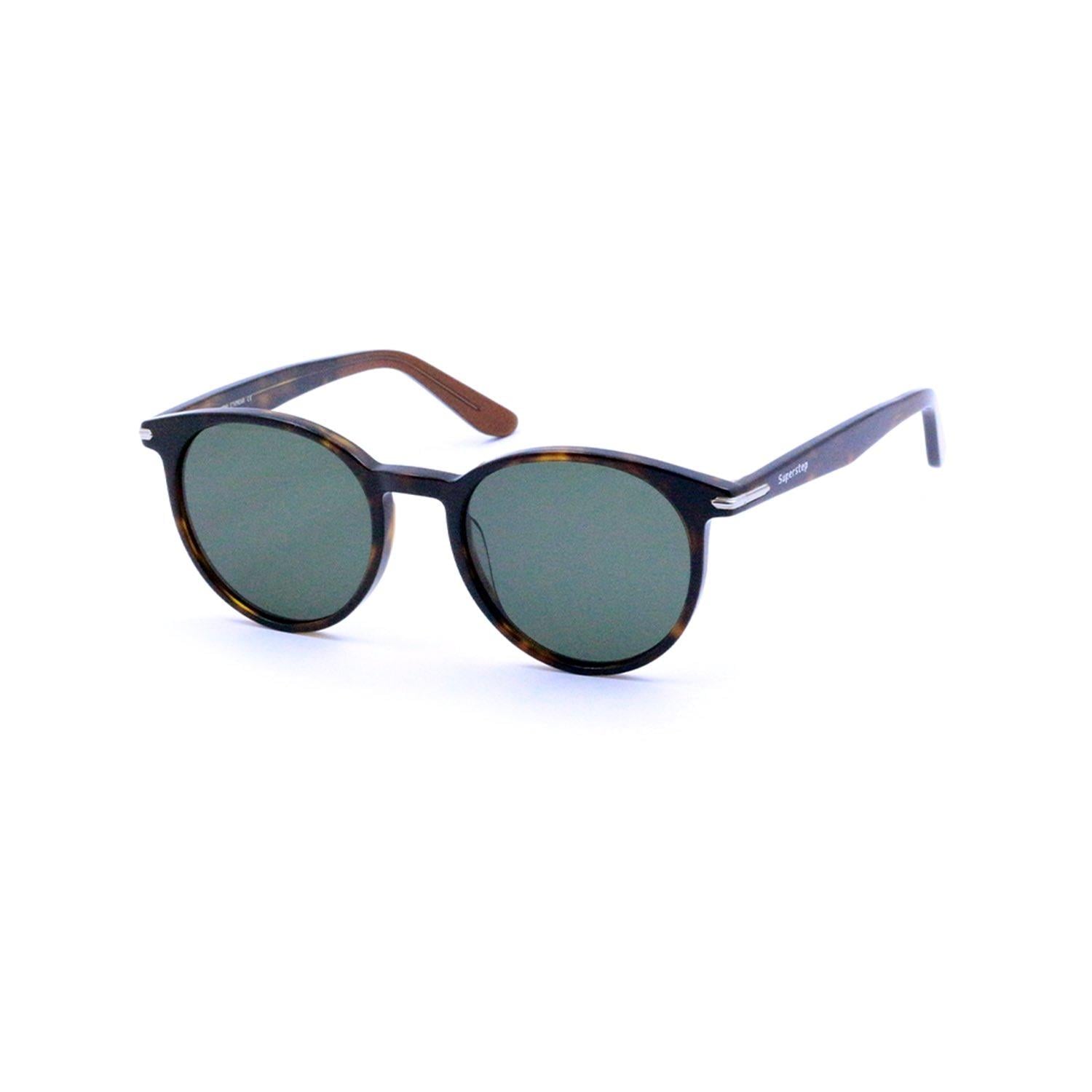 SuperStep ST 853 C02 52 Unisex Oval Kırçıllı Kahverengi Kemik Güneş Gözlüğü