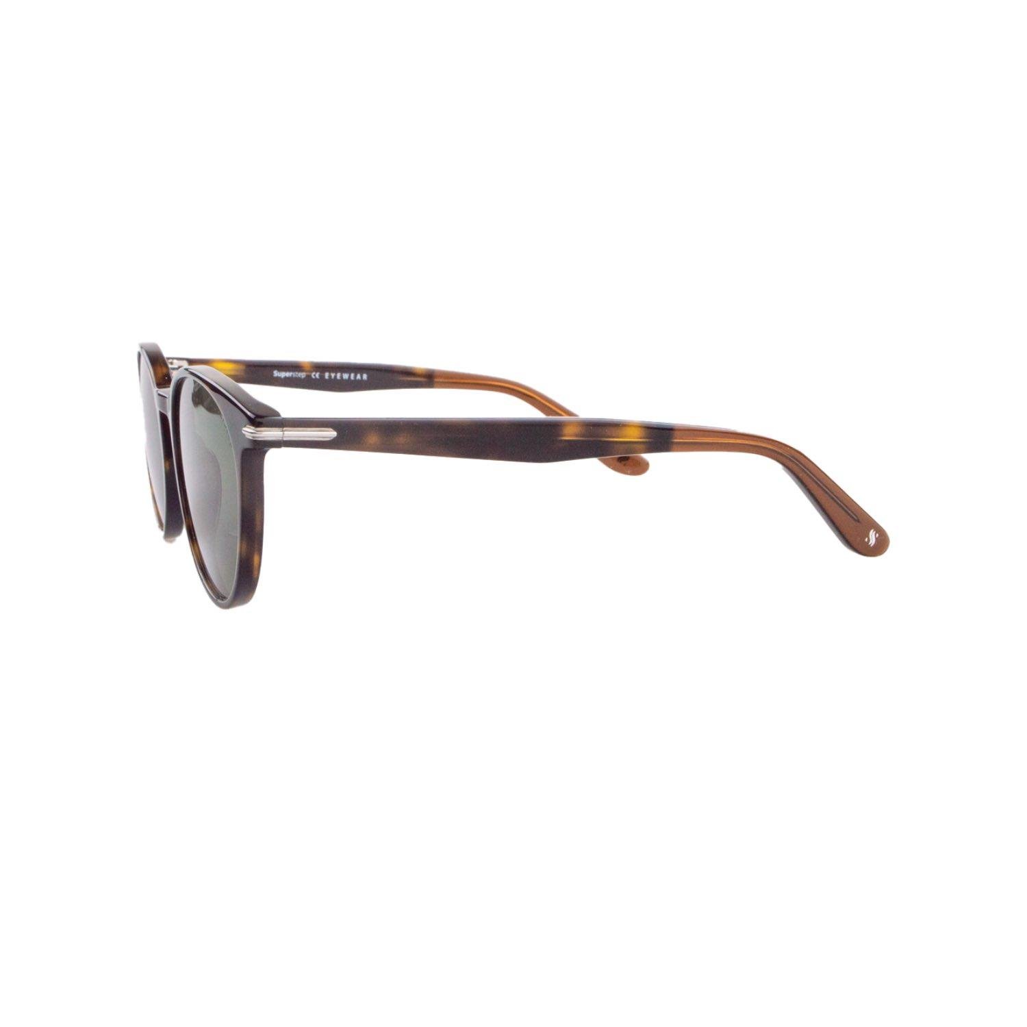 SuperStep ST 853 C02 52 Unisex Oval Kırçıllı Kahverengi Kemik Güneş Gözlüğü