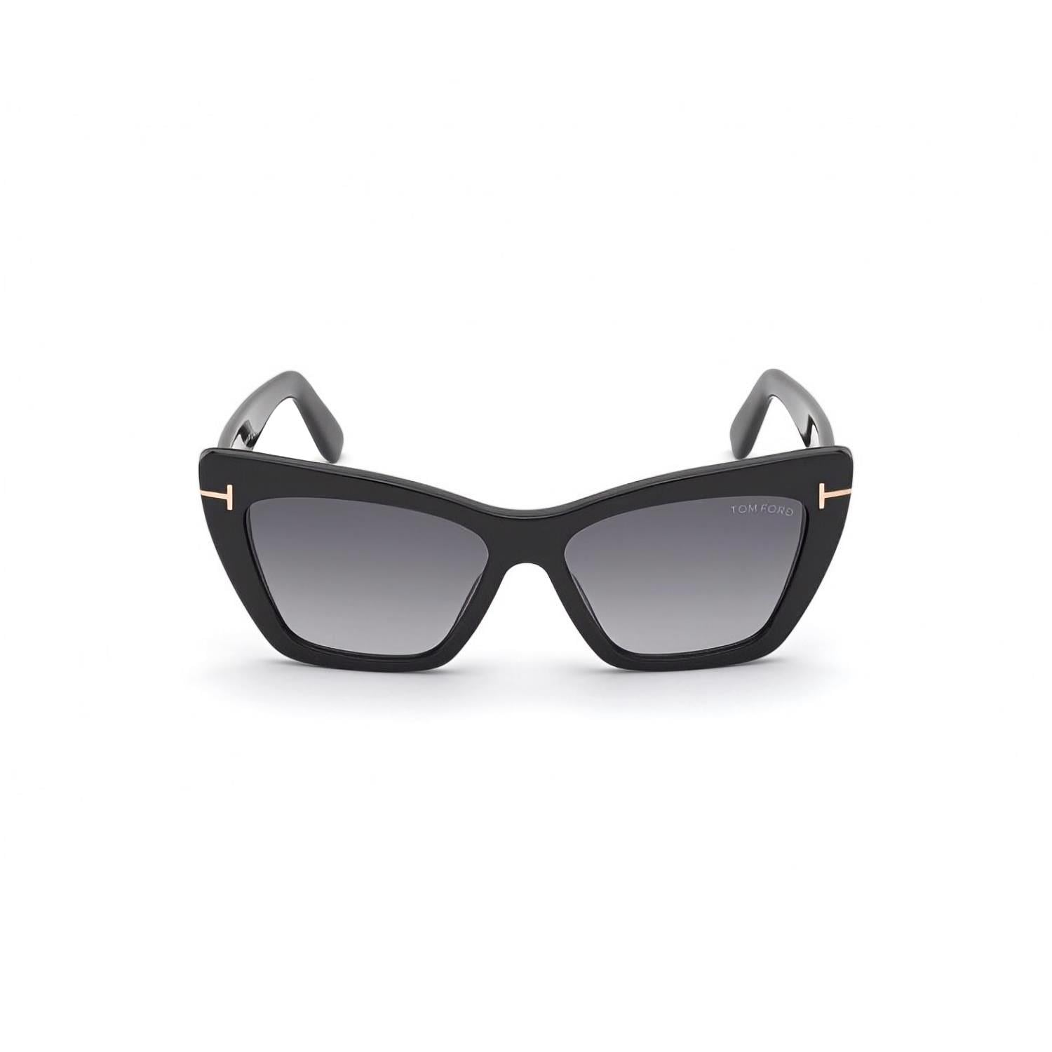 Tom Ford FT 0871S 01B 56 Kadın Cat Eye Siyah Kemik Güneş Gözlüğü