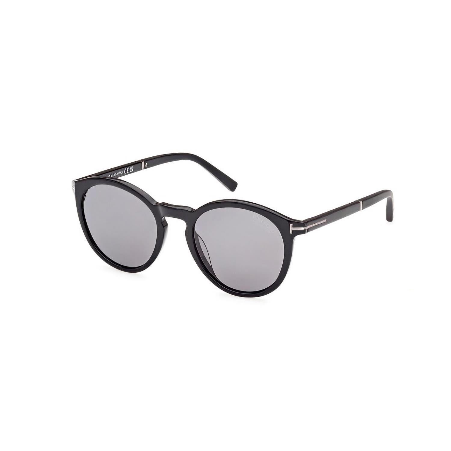 Tom Ford FT 1021N 01D 51 Polarize Unisex Oval Siyah Kemik Güneş Gözlüğü