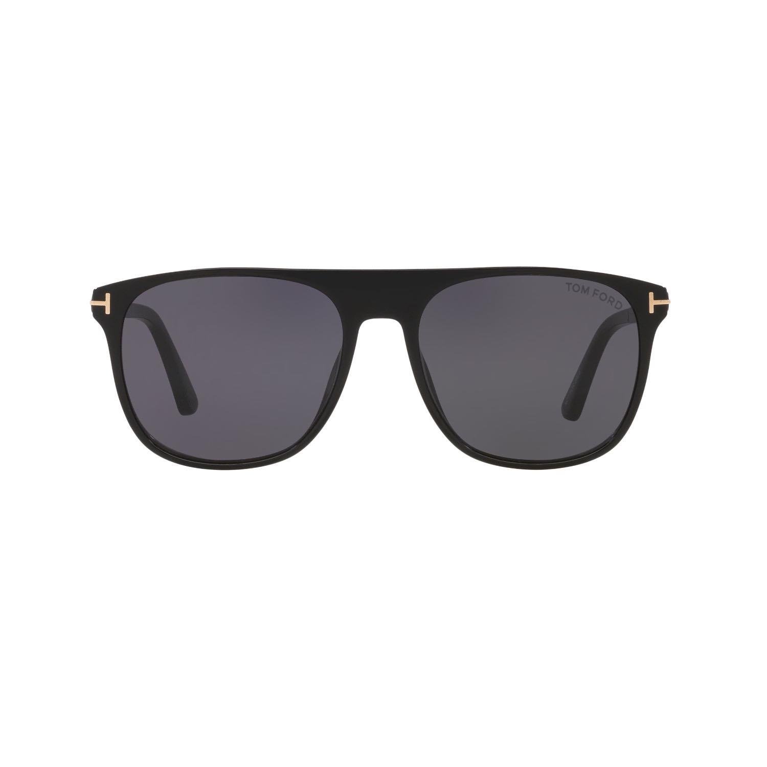 Tom Ford Ft 1105 01A 55 Unisex Oval Siyah Kemik Güneş Gözlüğü