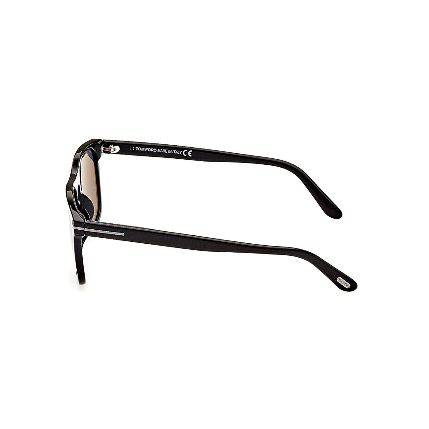 Tom Ford FT0930N 01D 54 Polarize Unisex Kare Siyah Kemik Güneş Gözlüğü