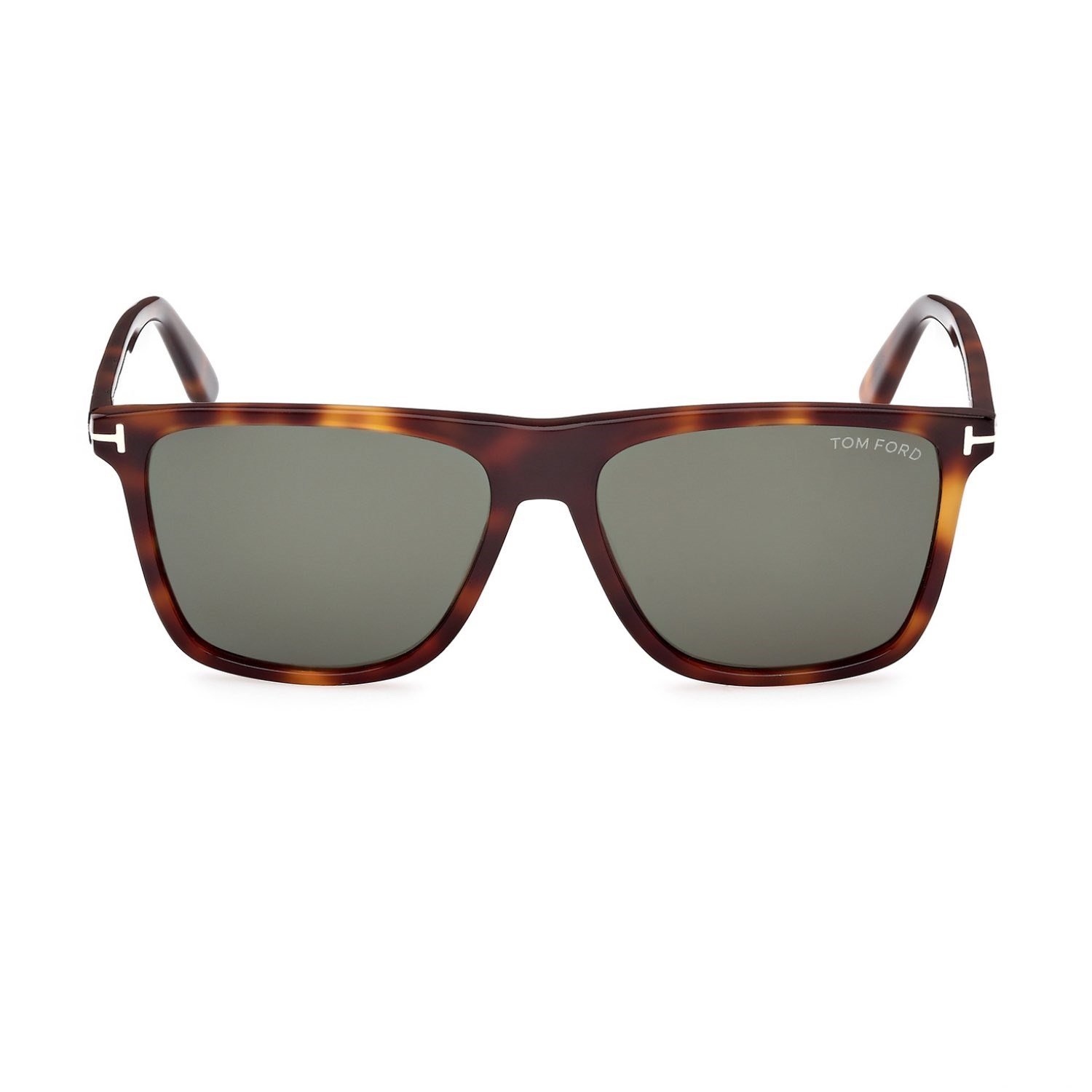 Tom Ford TF 0832S 53N 57 Fletcher Unisex Kare Kırçıllı Kahverengi Kemik Güneş Gözlüğü