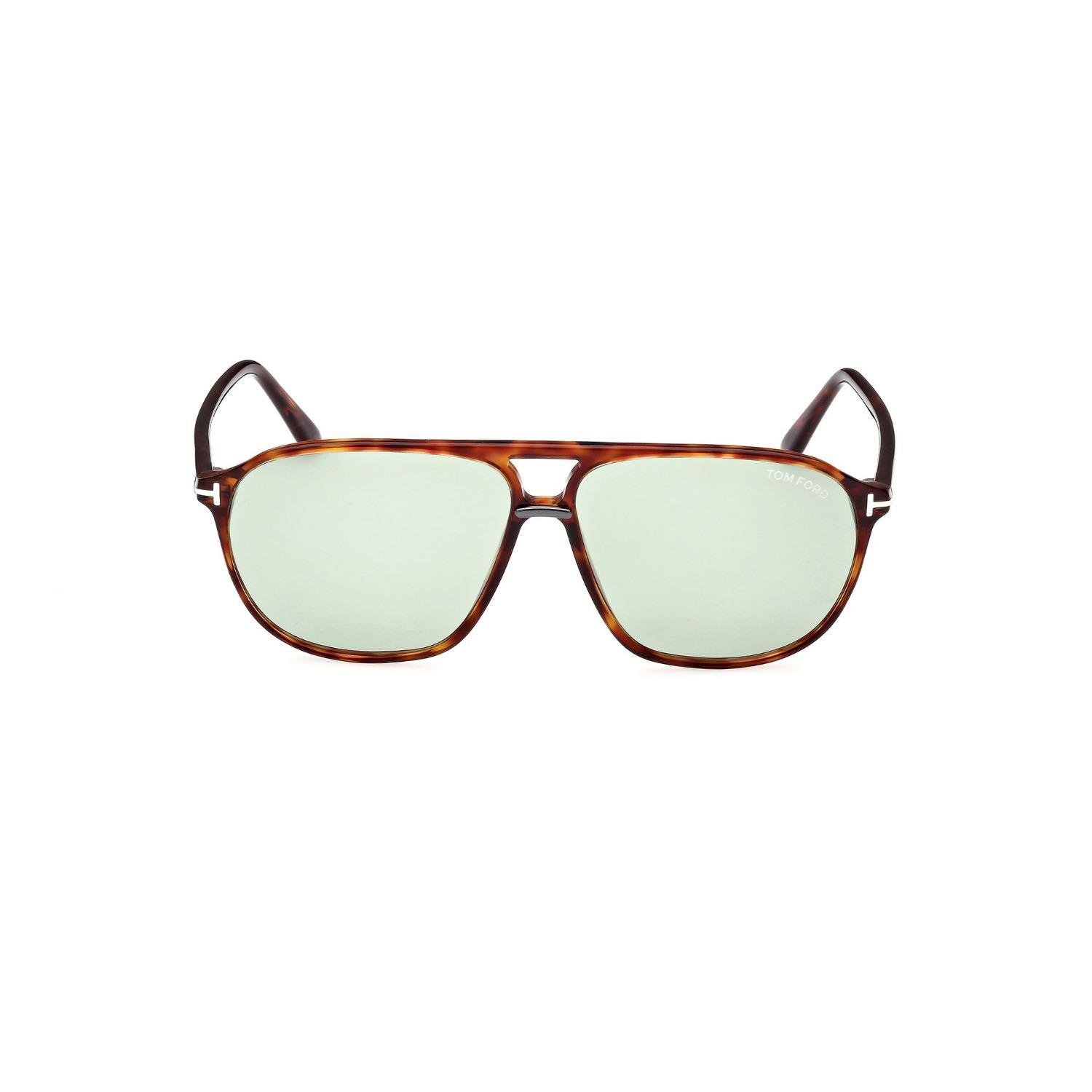 Tom Ford TF 1026 54N 61 Unisex Pilot Kırçıllı Kahverengi Kemik Güneş Gözlüğü