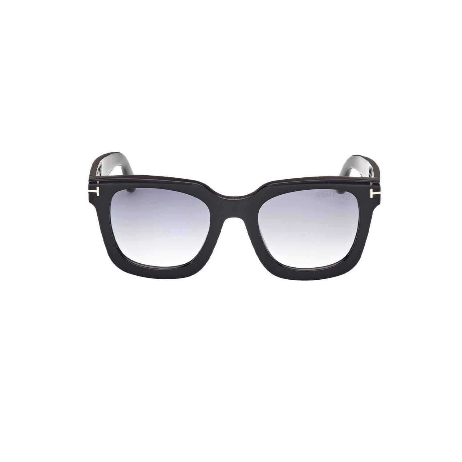 Tom Ford Tf 1115 01B 52 Unisex Kare Siyah Kemik Güneş Gözlüğü