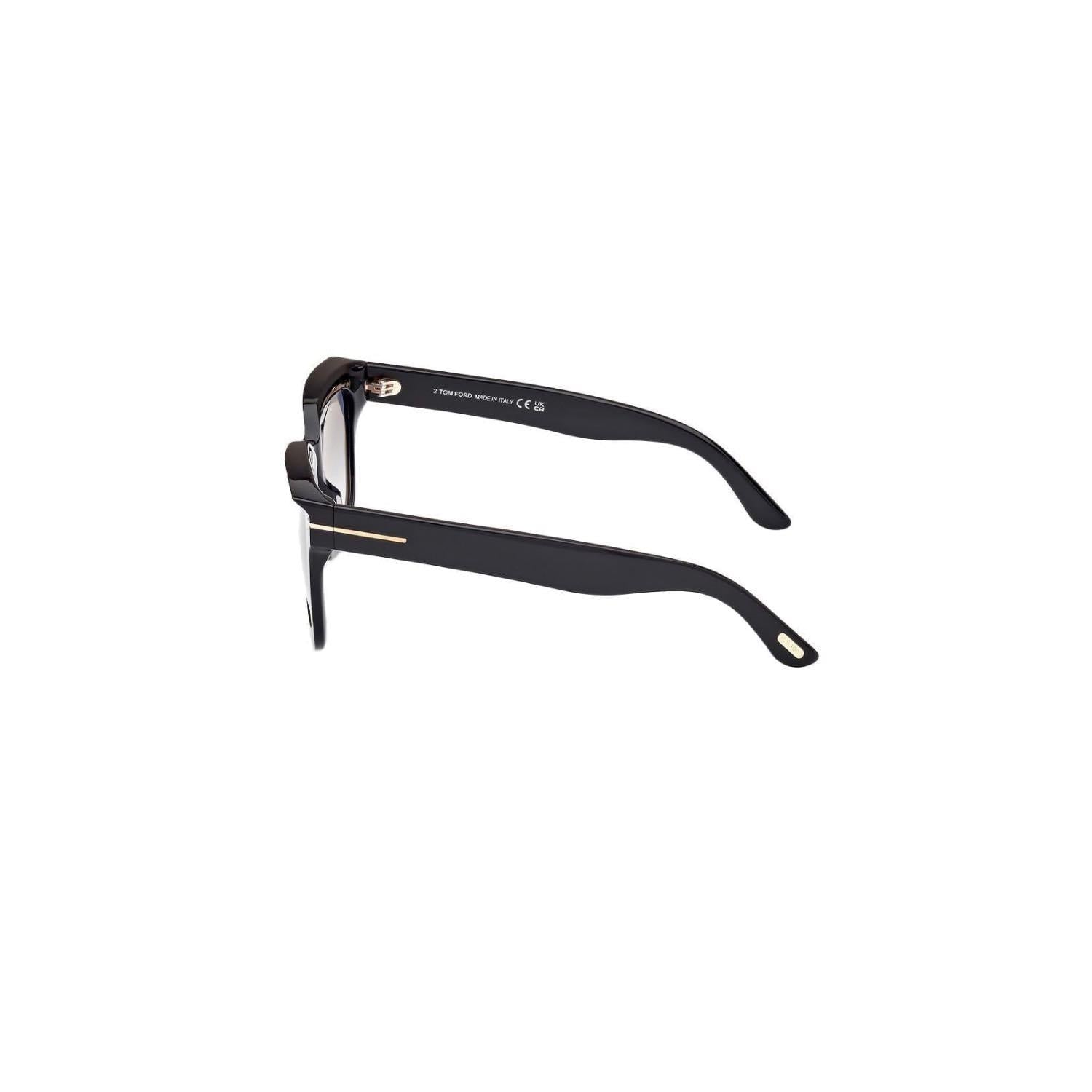 Tom Ford Tf 1115 01B 52 Unisex Kare Siyah Kemik Güneş Gözlüğü