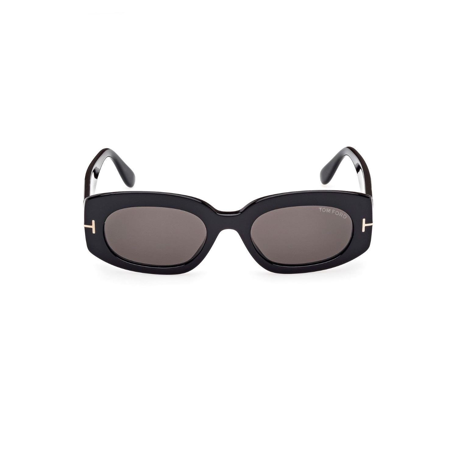 Tom Ford Tf 1187 01A 52 Kadın Oval Siyah Kemik Güneş Gözlüğü