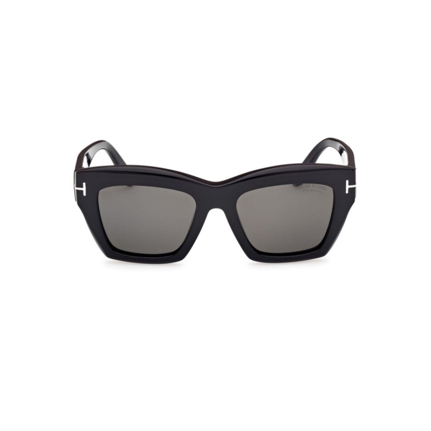 Tom Ford Tf 1191 01D 52 Polarize Kadın Kare Siyah Kemik Güneş Gözlüğü