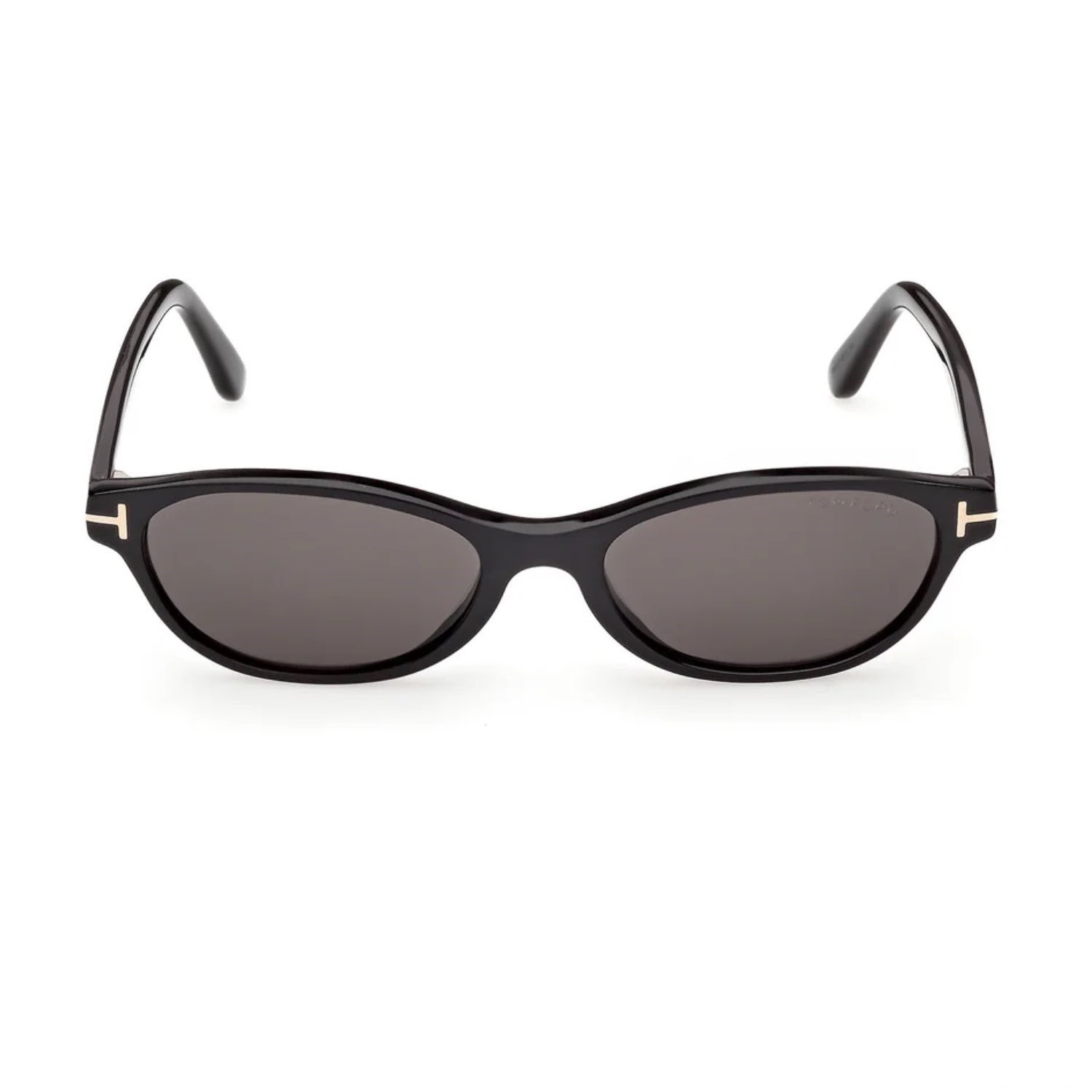 Tom Ford TF 1310S 01A 52 Chloe Unisex Oval Siyah Kemik Güneş Gözlüğü