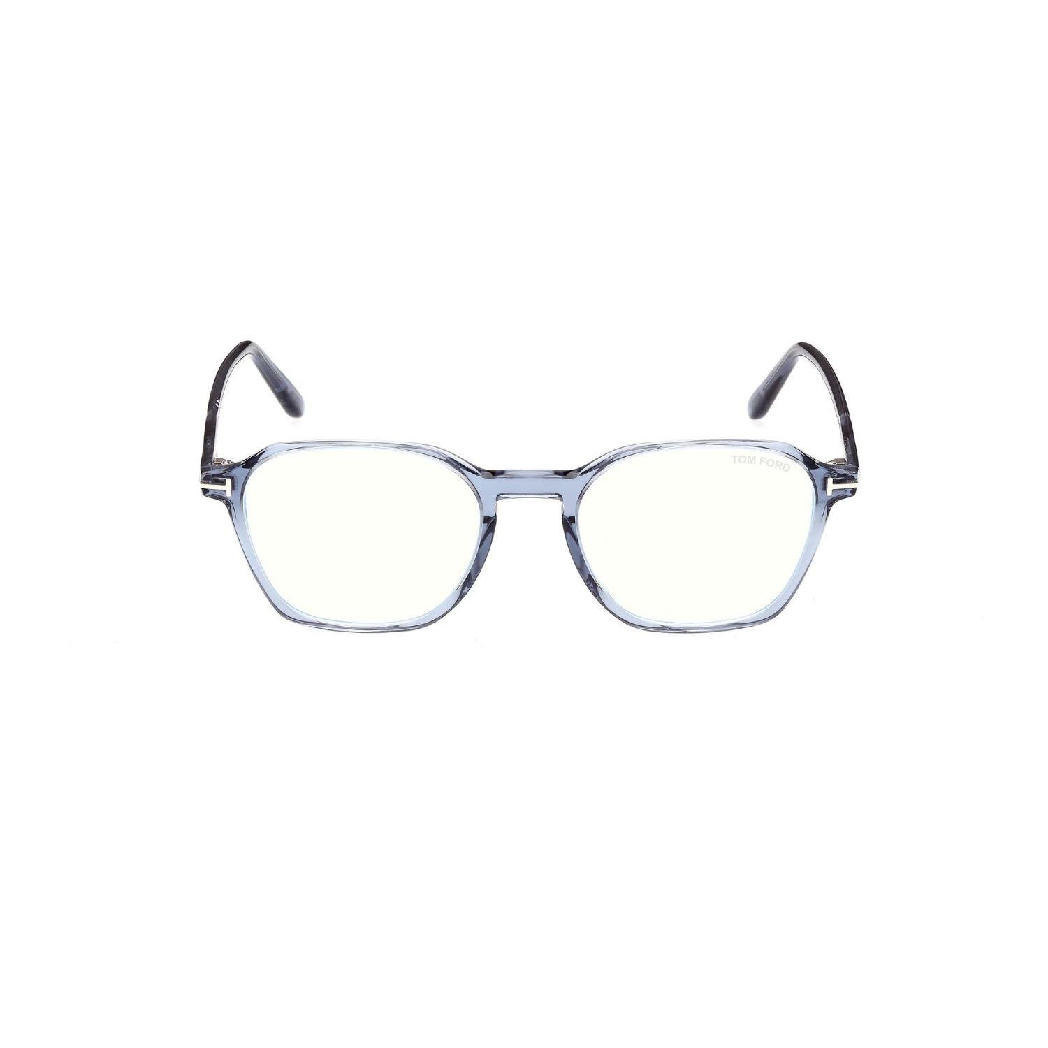 Tom Ford Tf 5804B 090 50 Erkek Oval Şeffaf Mavi Kemik Mavi Işık Korumalı Gözlük