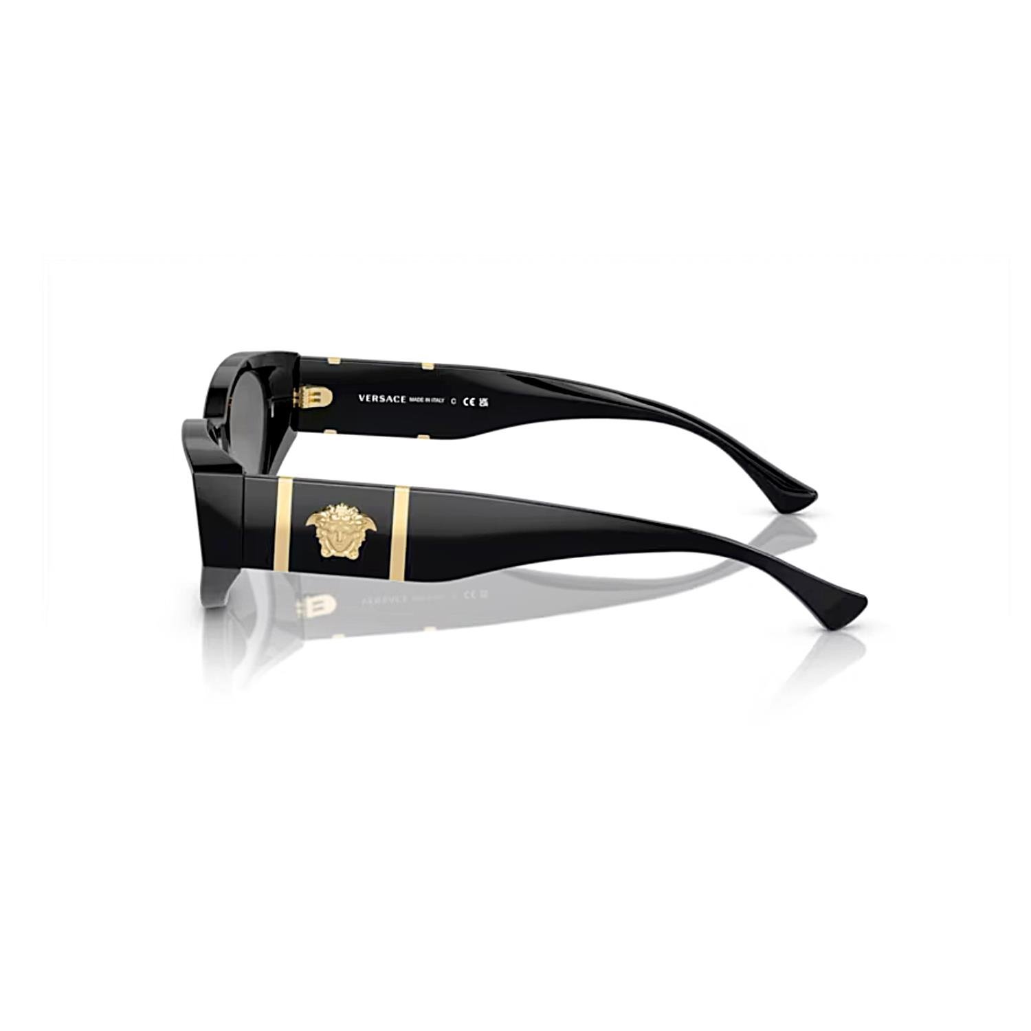 Versace VE 4454 GB187 55 Kadın Cat Eye Siyah Kemik Güneş Gözlüğü