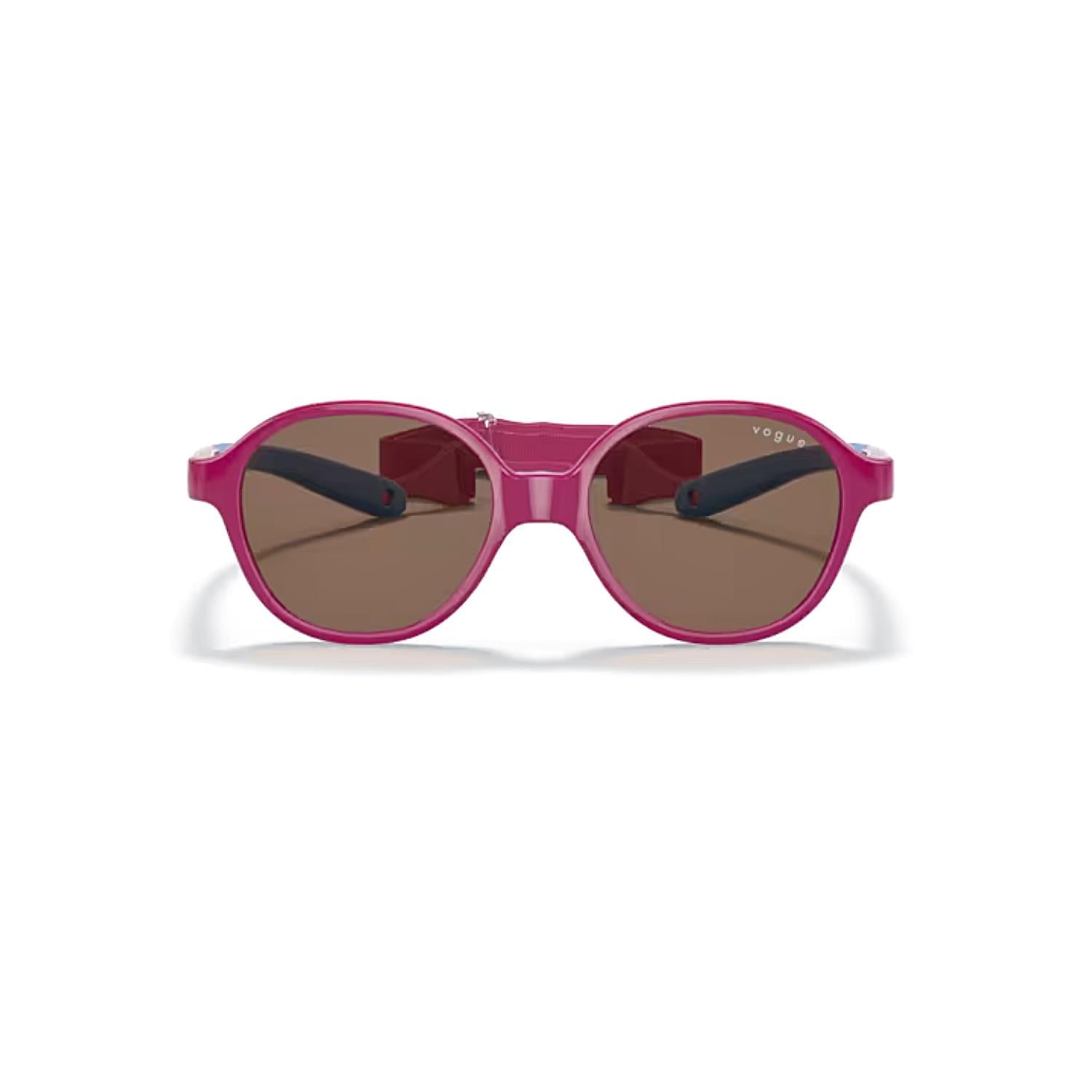 Vogue Junior VJ 2012 256873 43 Çocuk Oval Pembe Kemik Güneş Gözlüğü
