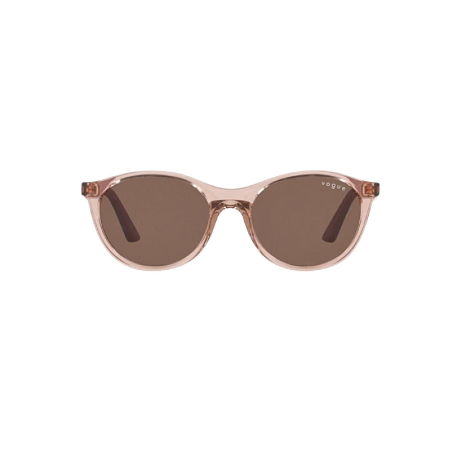 Vogue Junior VJ 2015 286473 48 Çocuk Oval Şeffaf Pembe Kemik Güneş Gözlüğü