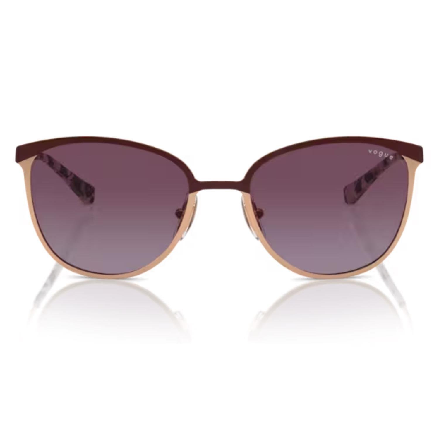 Vogue VO 4002S 51708H 55 Kadın Oval Rose Gold Metal Güneş Gözlüğü