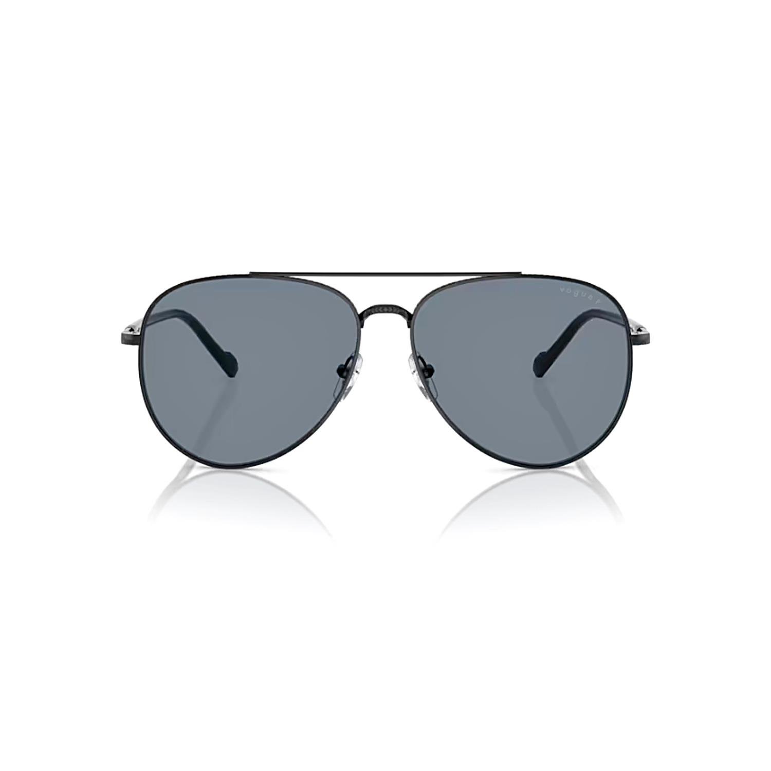 Vogue VO 4290S 3524Y 60 Polarize Erkek Damla Siyah Metal Güneş Gözlüğü