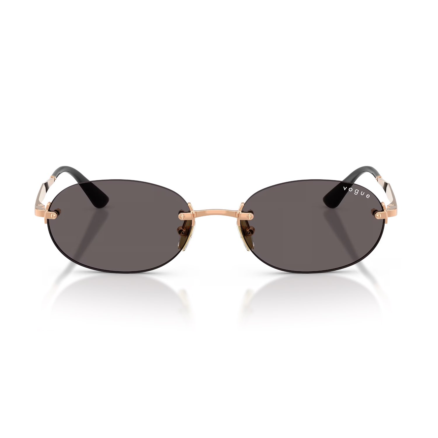 Vogue VO 4342S 515287 55 Kadın Oval Rose Gold Metal Güneş Gözlüğü