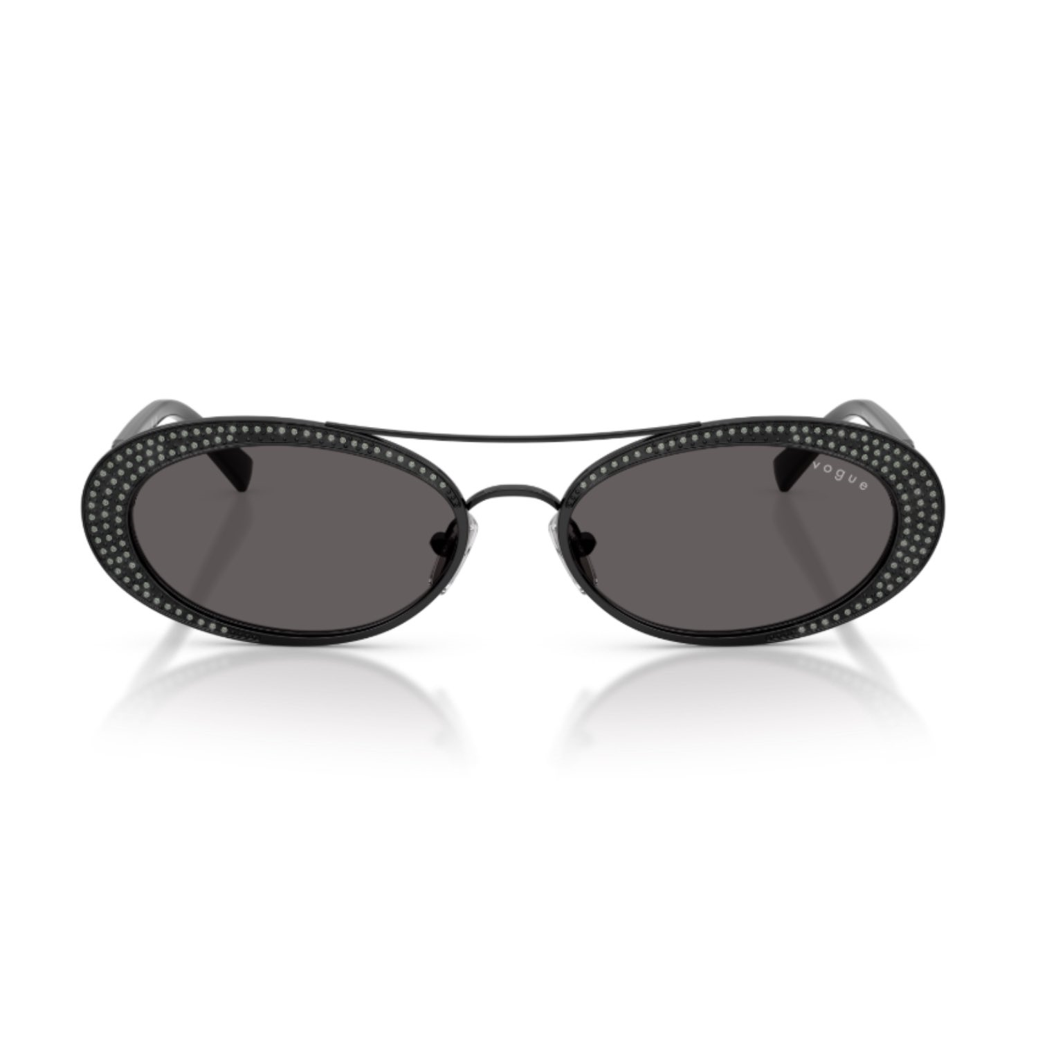 Vogue VO 4348SB 35287 54 Kadın Oval Siyah Metal Güneş Gözlüğü