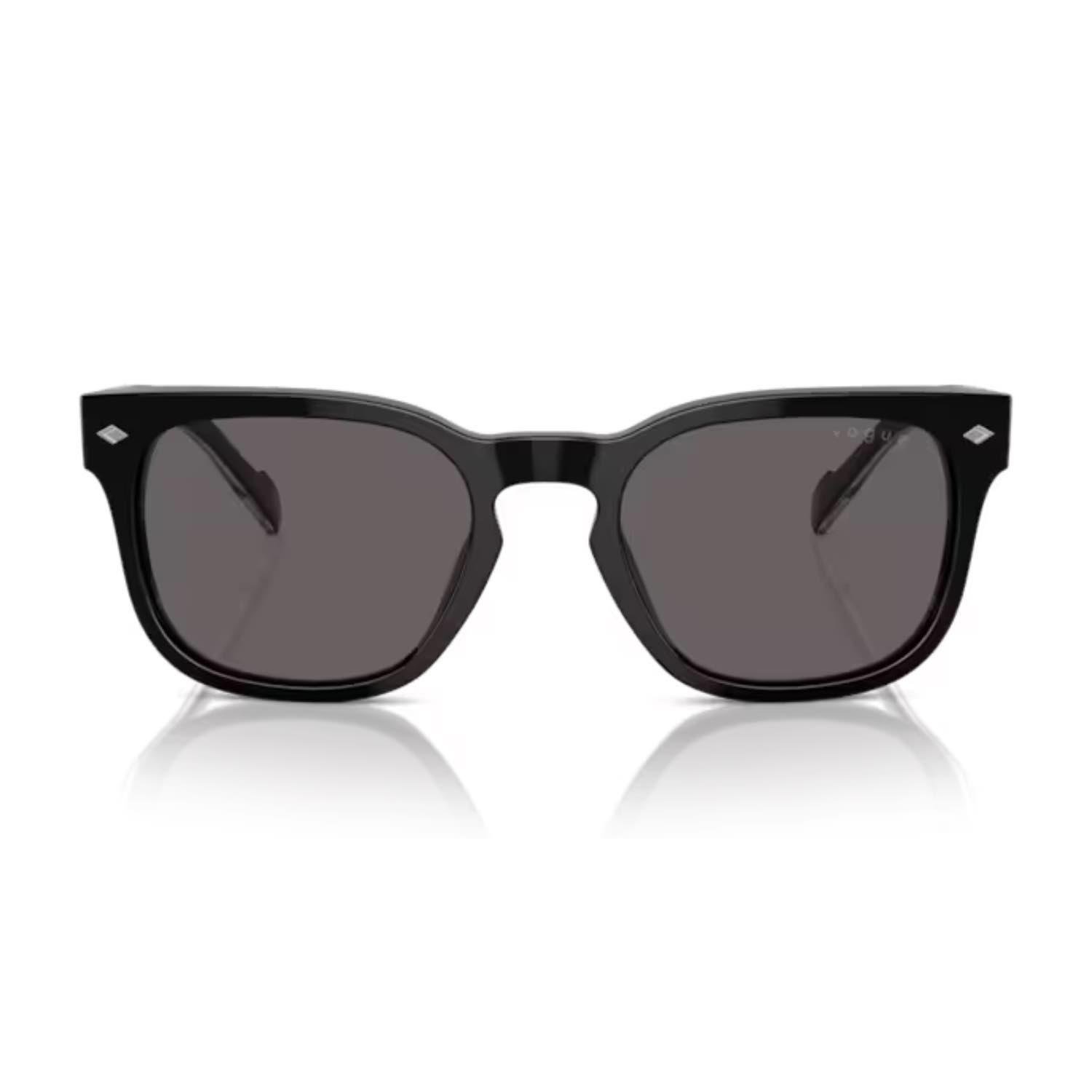 Vogue VO 5571S W4487 53 Erkek Kare Siyah Kemik Güneş Gözlüğü