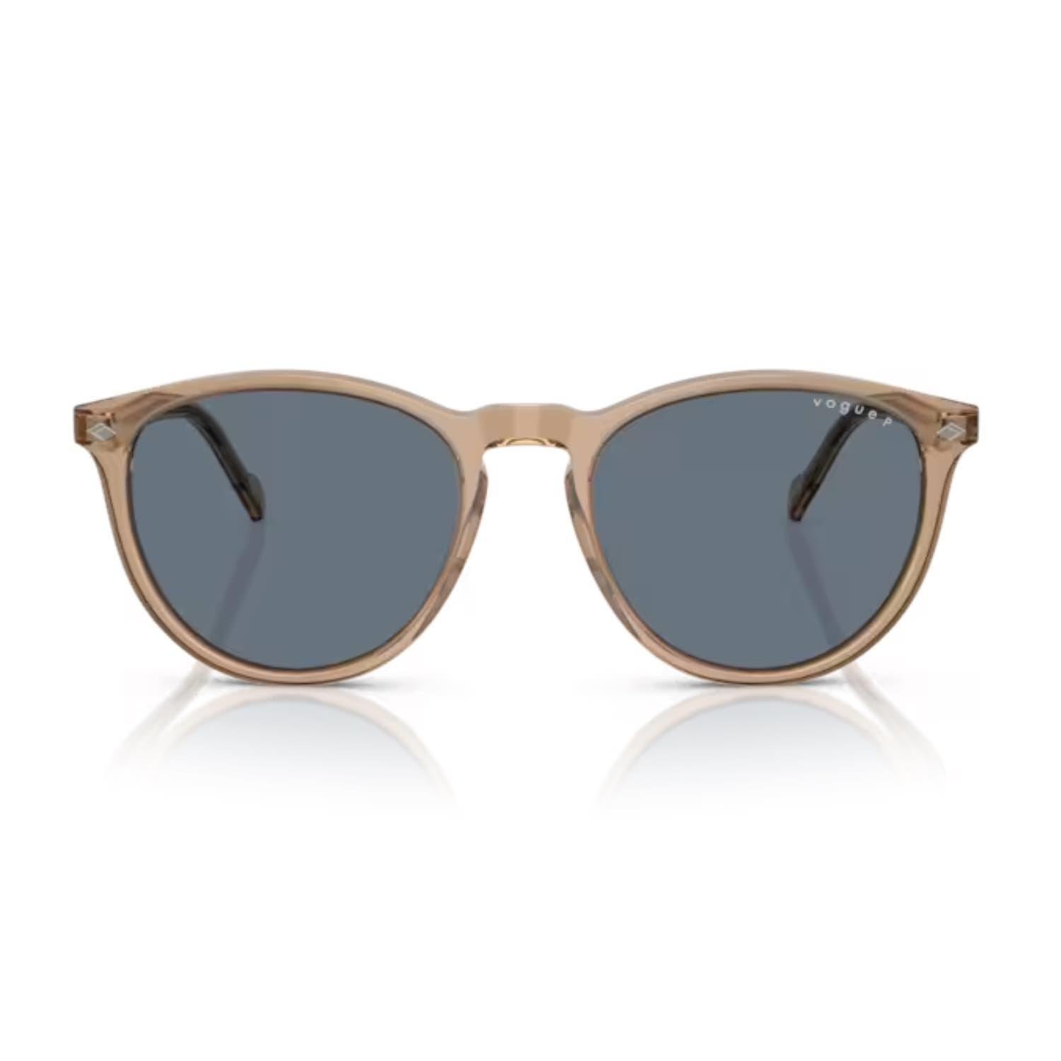 Vogue VO 5599S 31894Y 53 Erkek Oval Şeffaf Kahverengi Kemik Güneş Gözlüğü