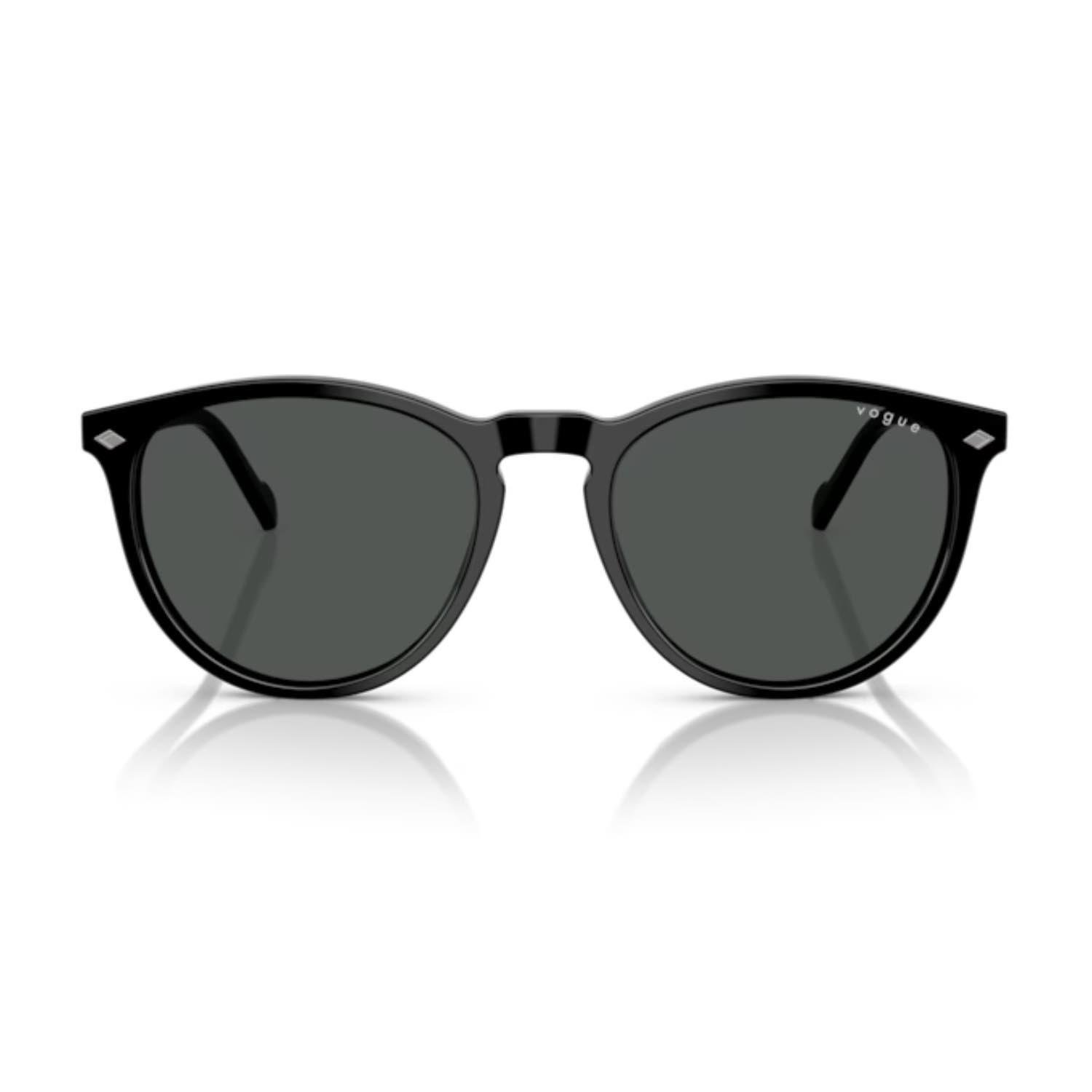 Vogue VO 5599S W4487 53 Erkek Oval Siyah Kemik Güneş Gözlüğü