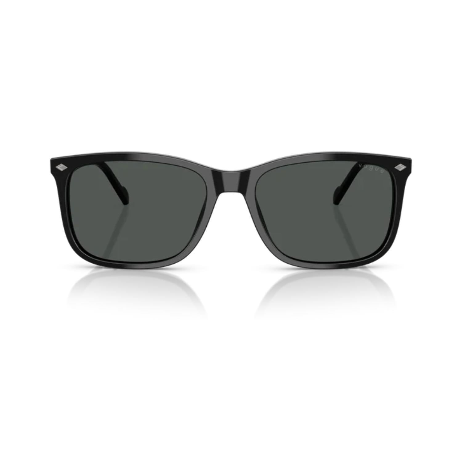 Vogue Vo 5618S W4487 57 Unisex Kare Siyah Kemik Güneş Gözlüğü