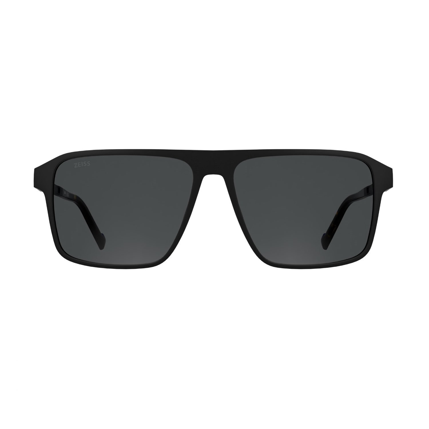 Zeiss ZS 25564S 002 57 Unisex Kare Siyah Kemik Güneş Gözlüğü