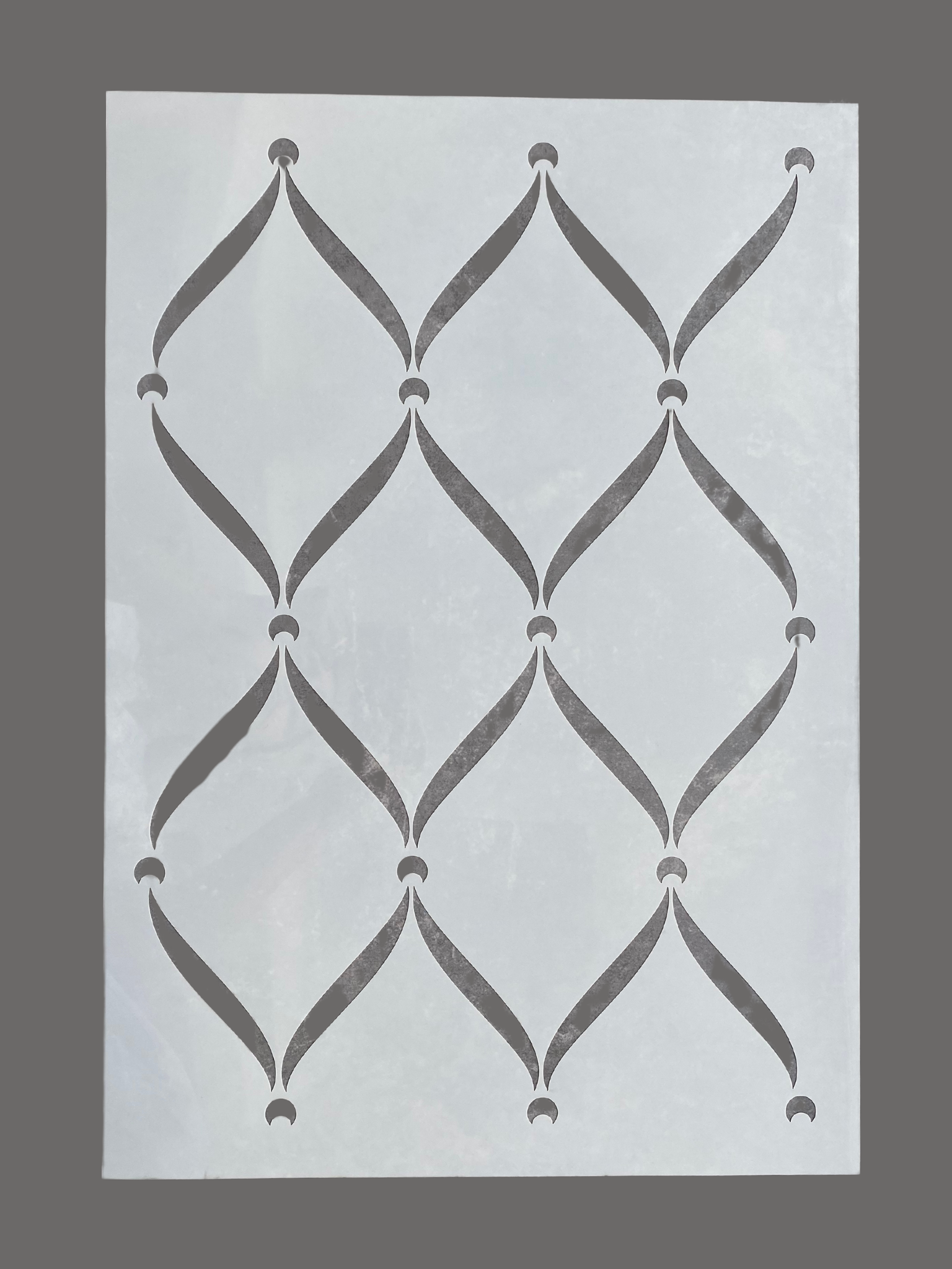 Duvar dekorasyonu stencil şablon 57X40
